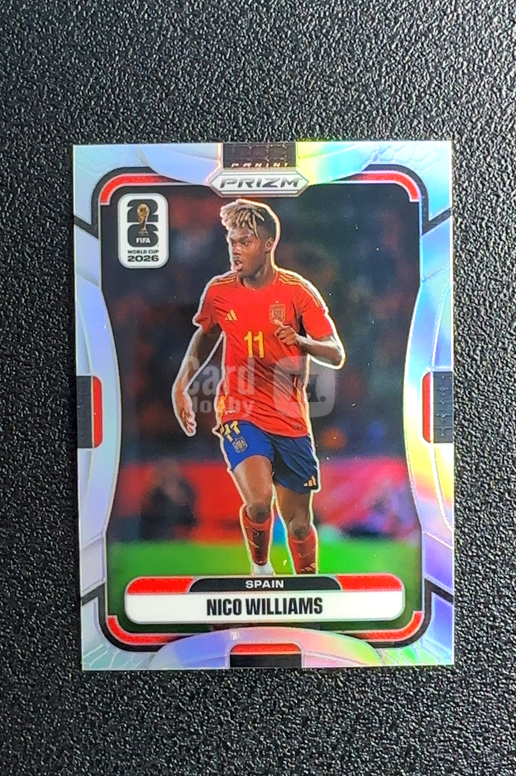 【岛屿拍卖】2026 Panini Prizm Nico Williams 尼科·威廉姆斯 银折 折射 卡品如图 高价值 #78 Spain 西班牙 0023#176