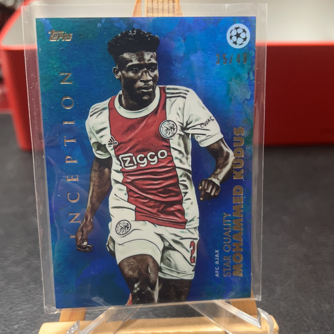 【SY代卖0497马萧萧-可累积-瑕疵看图】2022 Topps Inception Mohammed Kudus 欧冠 盗梦空间 阿贾克斯 库杜斯 49编