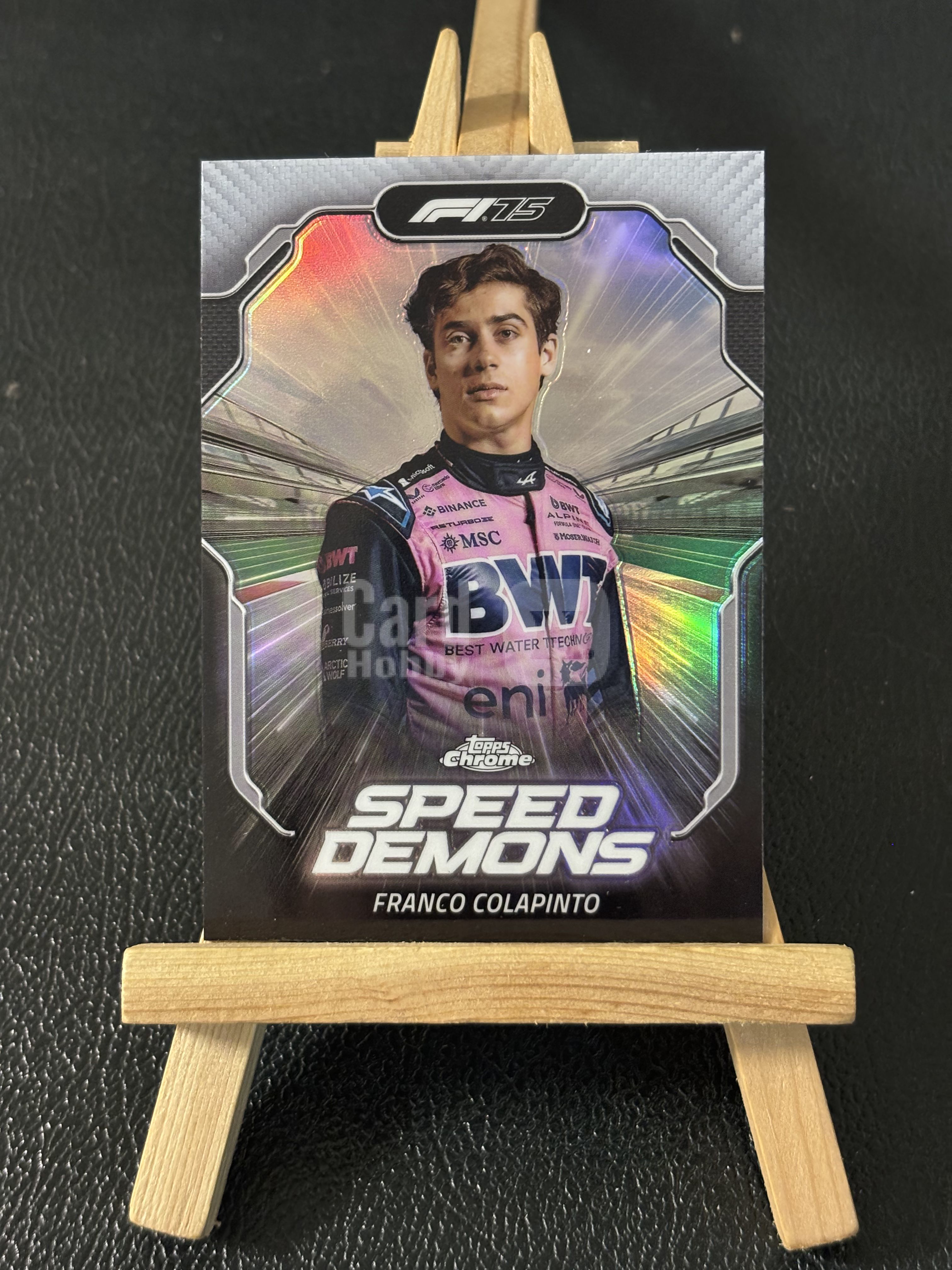 2025 Topps Chrome Franco Colapinto 弗兰科 克拉平托 阿尔派 速度恶魔 特卡 银折 赛车 F1 实卡精美 收藏必备 卡品如图 七七代卖 OX1