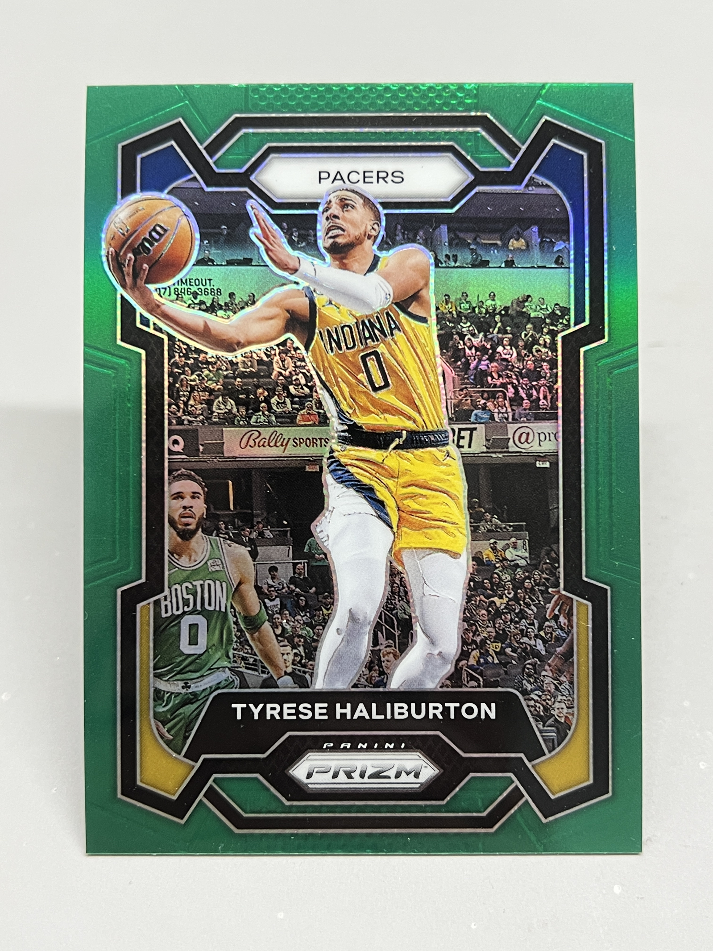 2023-24 Panini Prizm Tyrese Haliburton【挂机拍卖】帕尼尼 哈利伯顿 步行者 绿折 折射 #102 收藏 凑套 卡品如图