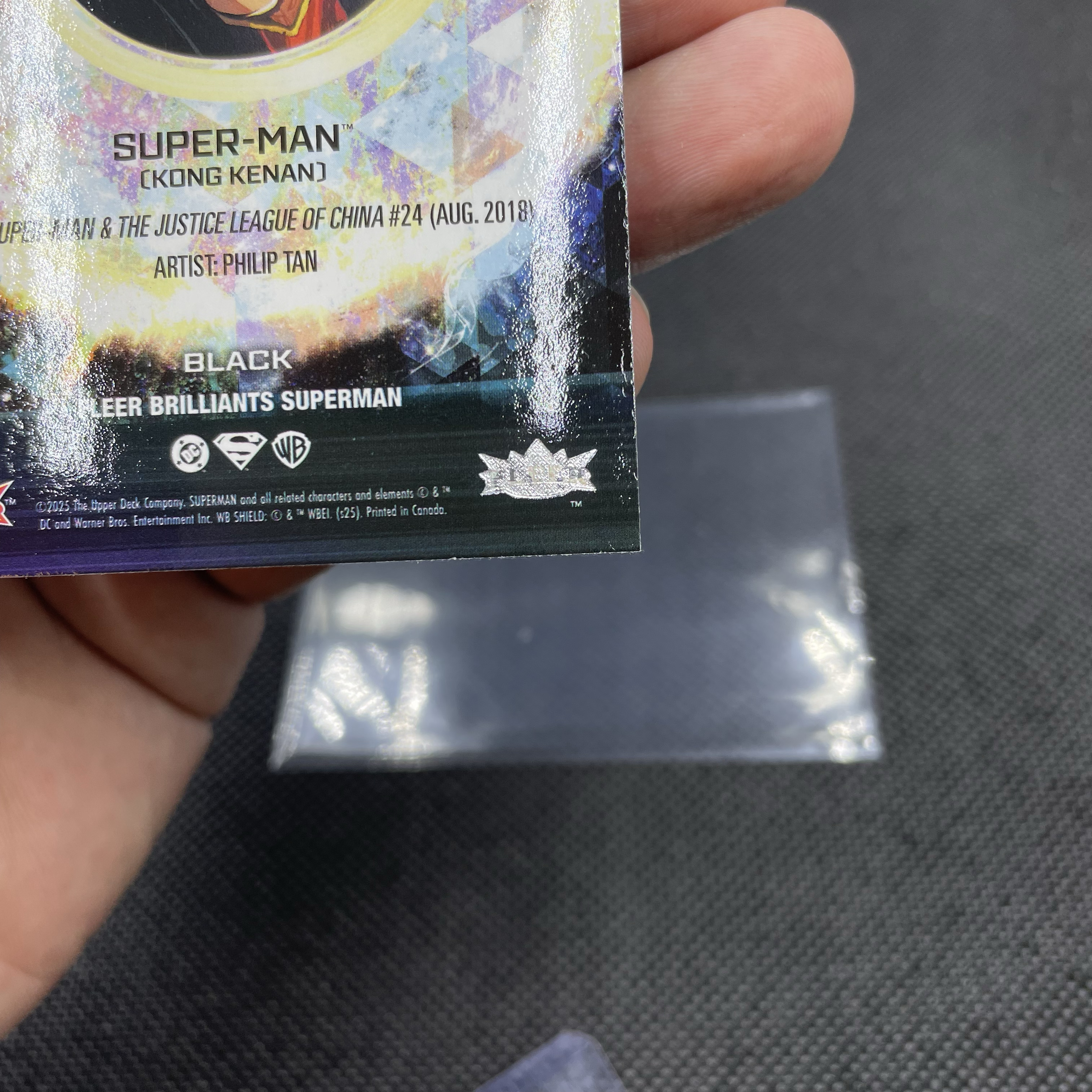 2025 Fleer Marvel(MCU) Super-Man 【无界代卖】DC超人系列 超人 Powered by the Sun特卡 黑碎冰折 品如图 不累计 猫