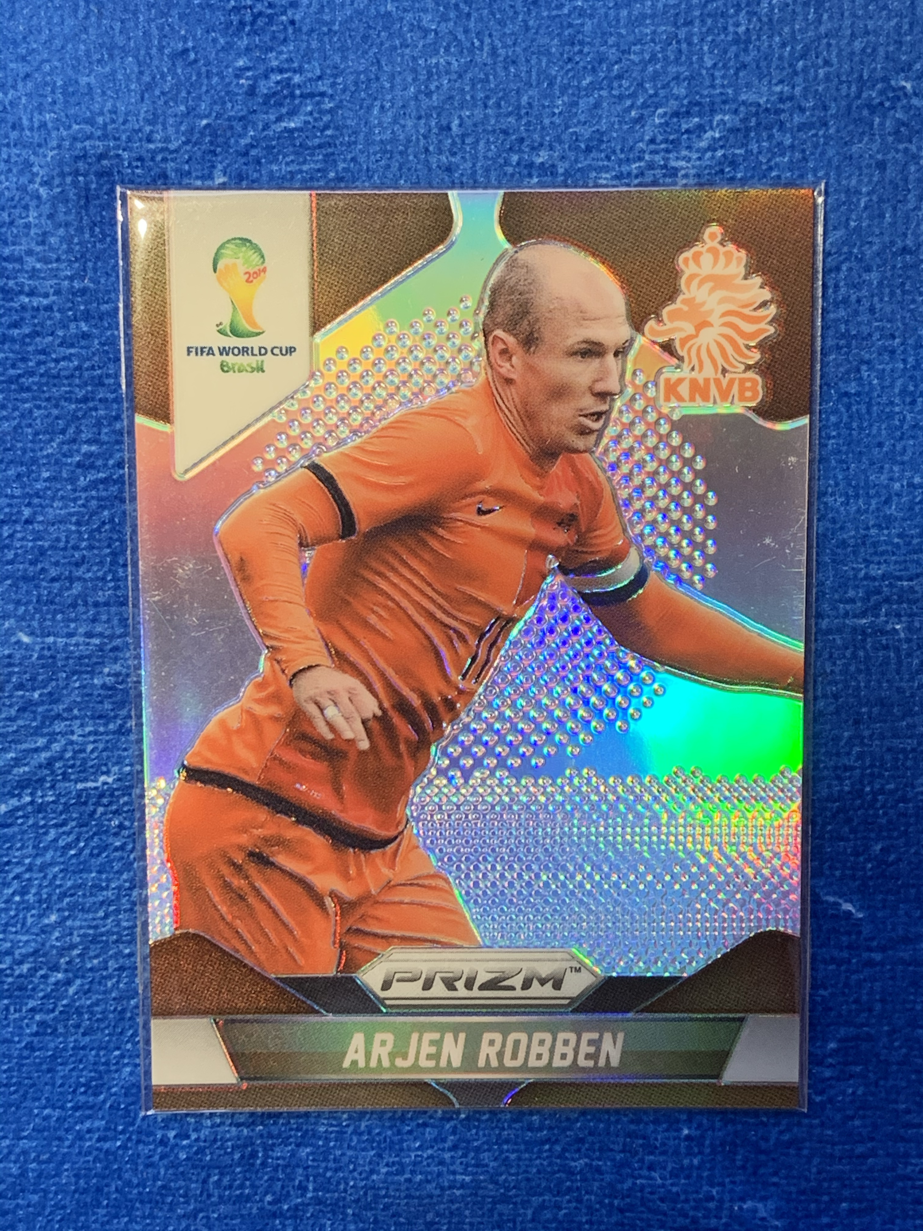 2014 Panini World Cup Prizm Arjen Robben 帕尼尼世界杯银折 罗本 荷兰Holland 拜仁慕尼黑Bayern Munich 欧冠决赛绝杀MrWembley