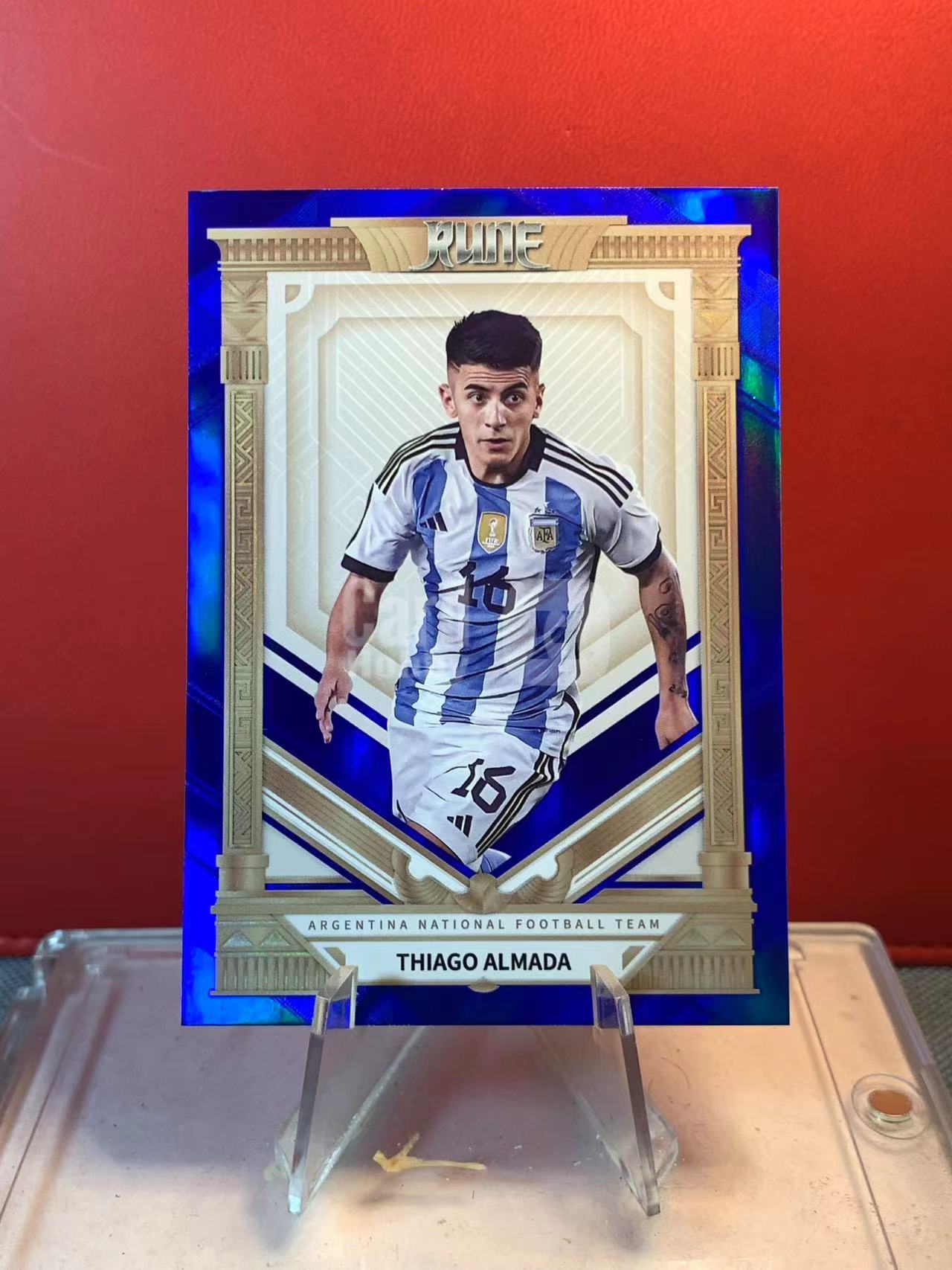 (詹叔代拍)2026 HEROCK RUNE Herock Argentina Thiago Almada 闹翻天 阿根廷 蒂亚戈阿尔马达 060/149编 蓝折 顺丰寄付