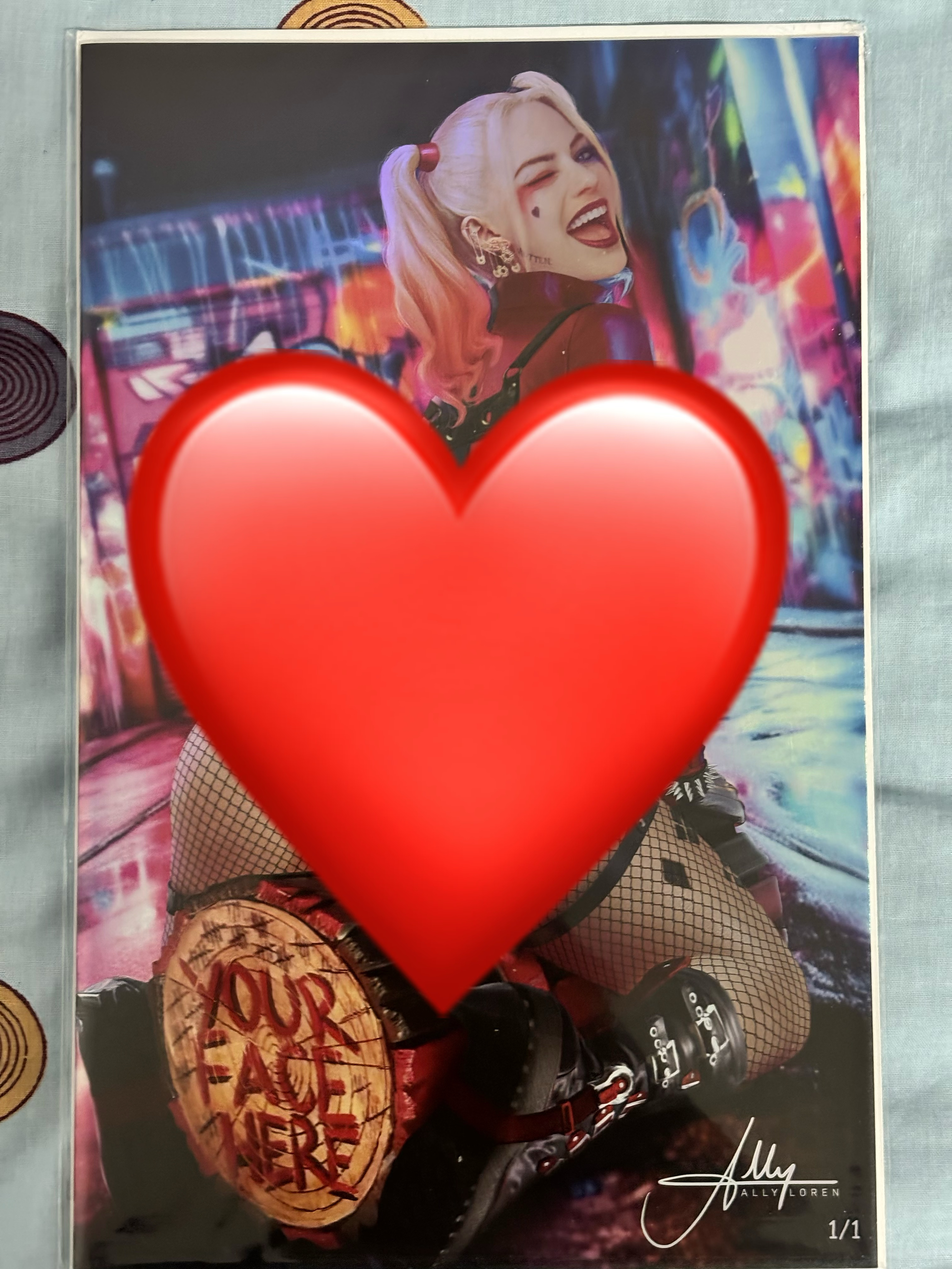 2024 Marvel 美漫普刊 期刊 收藏漫画 美漫期刊 DC漫威 Skyline 5 哈利 小丑女 黑丝皮衣 1/1 限量1的箔闪全图变体 售出不退不换