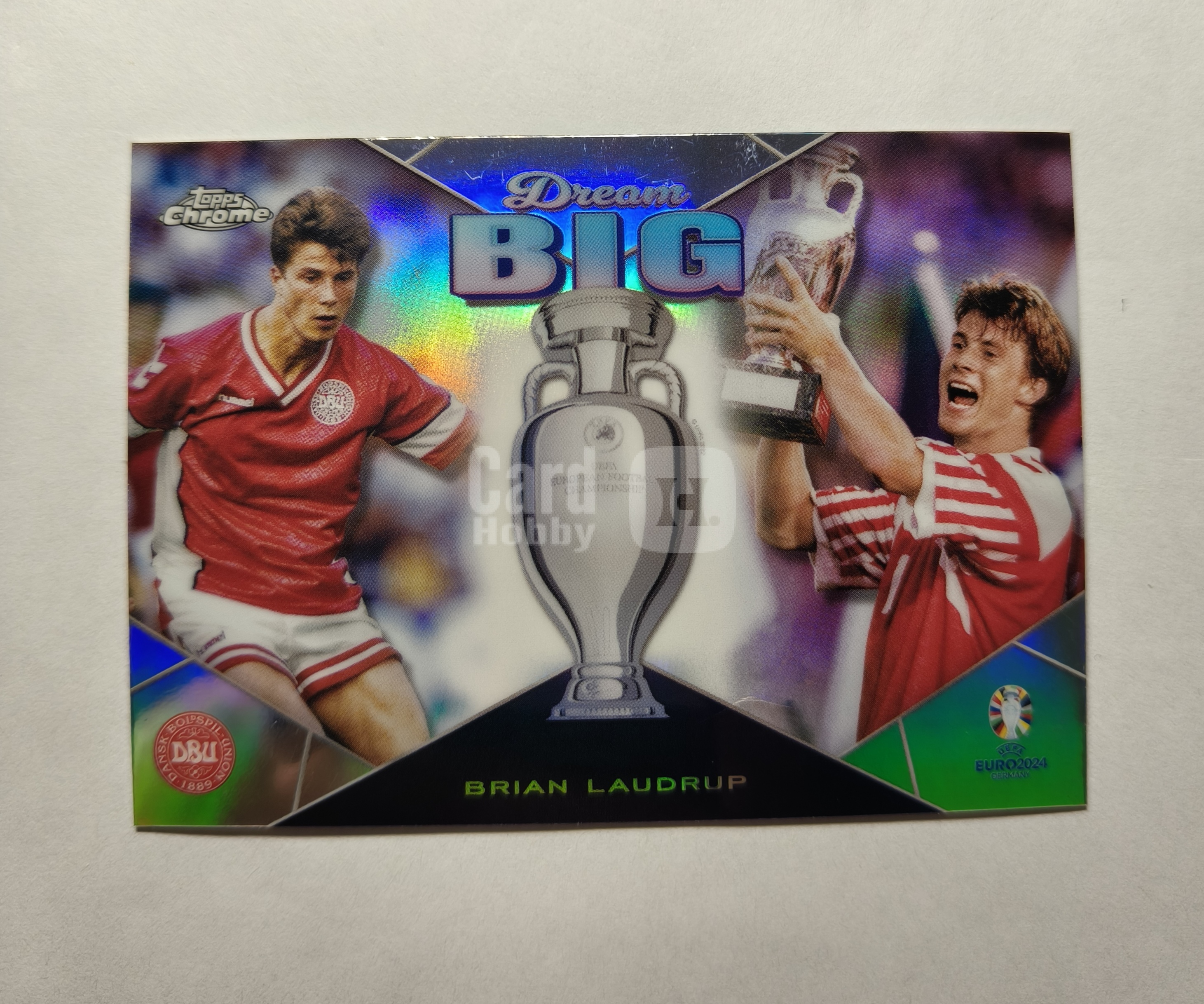 2025 Topps Chrome Brian Laudrup 【免费代卖】布莱恩・劳德鲁普 丹麦 欧洲杯 Dream Big逐梦巅峰特卡 折射 #DB-2 A3-4