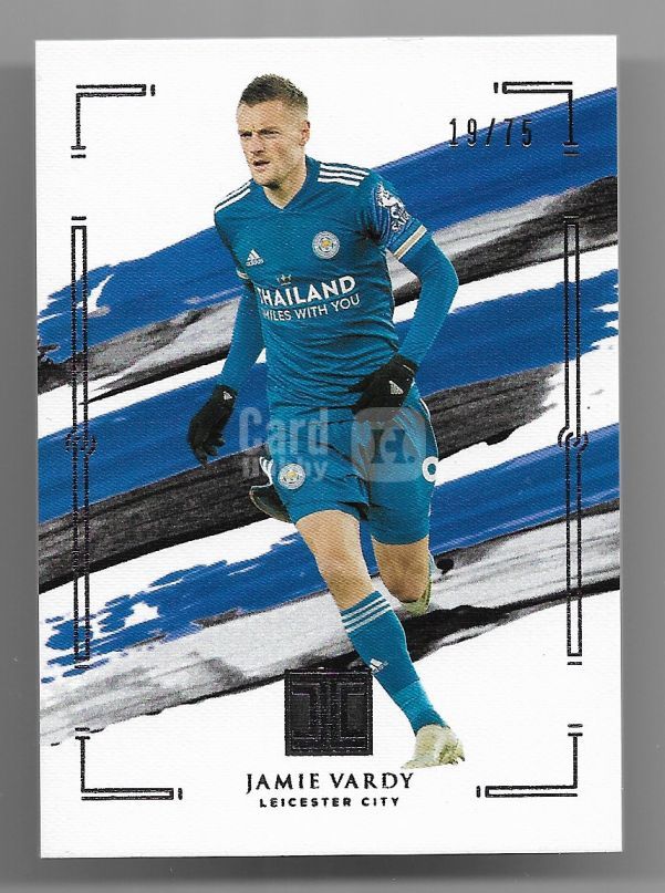 2020-21 Panini Impeccable Jamie Vardy (鸿英收藏社)2020-21 Panini 英超 小真金 莱斯特城 瓦尔迪 75编 球星卡 19/75