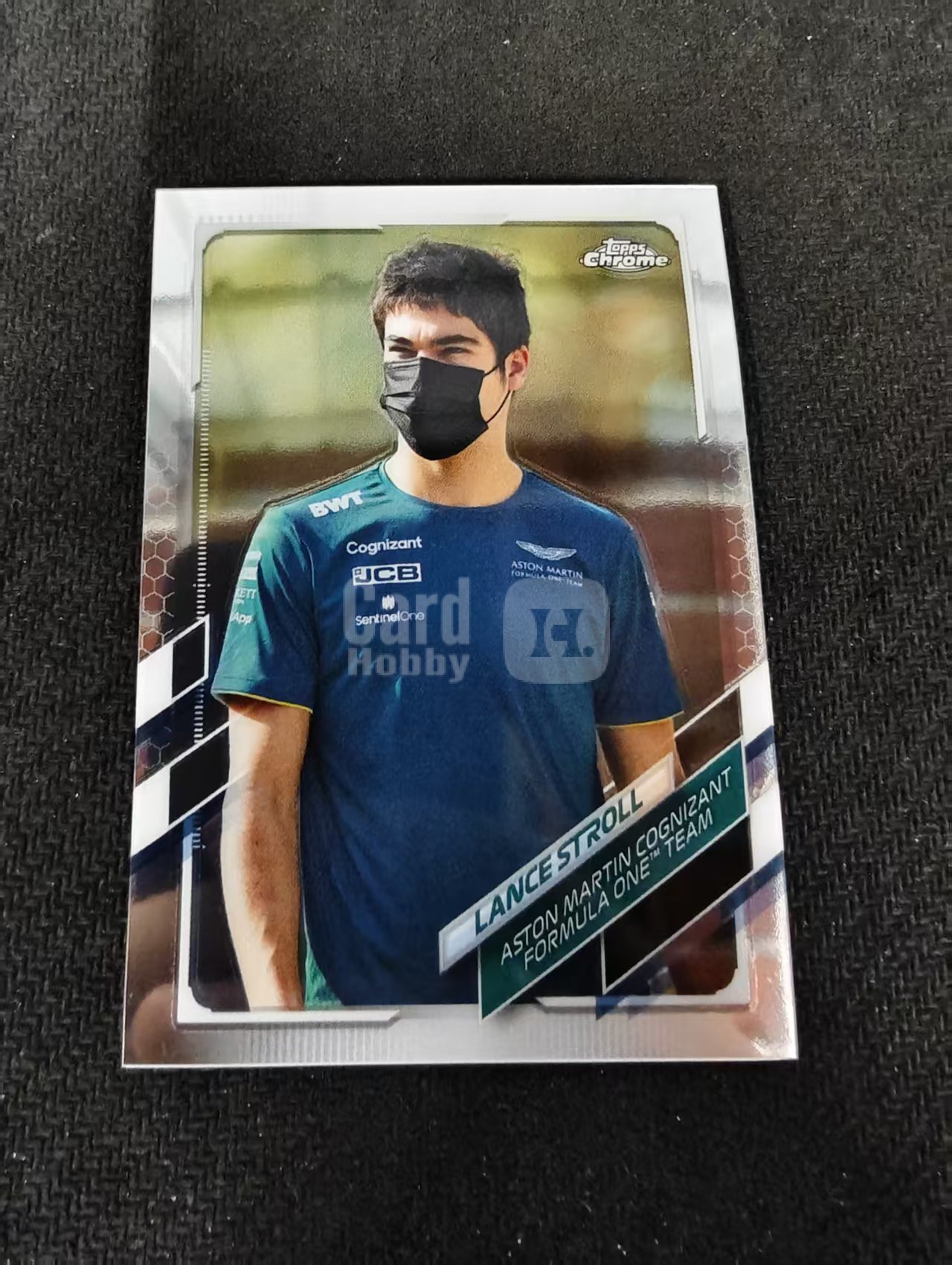 2021 Topps Chrome F1 Lance Stroll 兰斯 斯托尔 划痕 边角瑕疵 #24