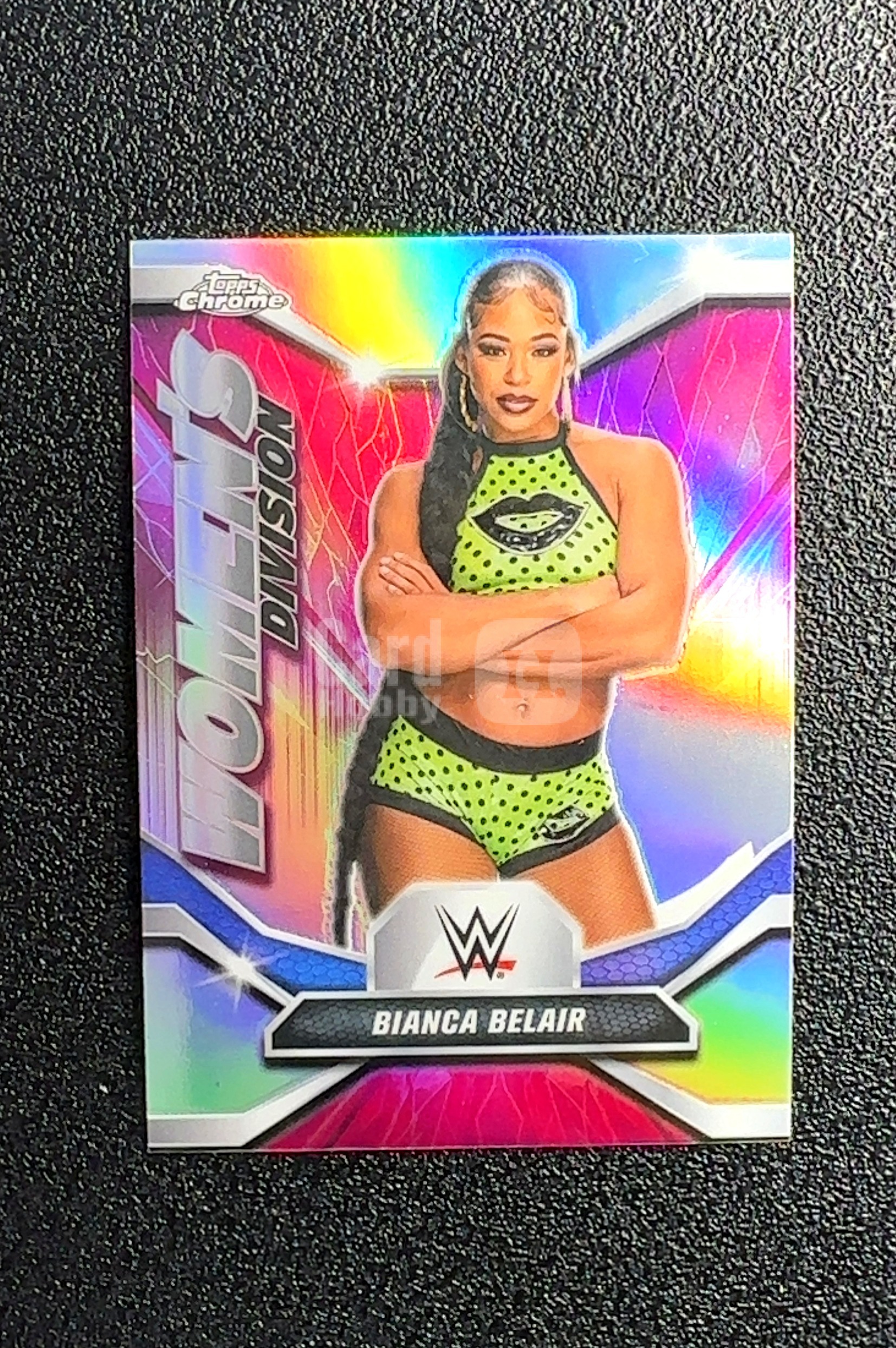 【岛屿拍卖】2025 Topps Chrome SmackDown Bianca Belair 比安卡·贝莱尔 银折 折射 卡品如图 高价值 #WDV-15 0023#455
