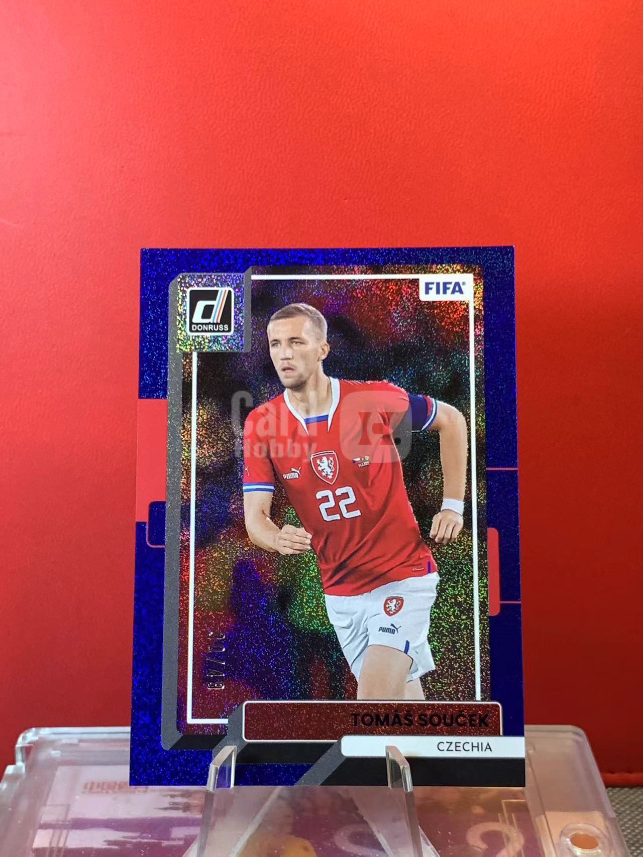 (詹叔代拍)2022-23 Panini Donruss 杜蕾斯 Tomas Soucek 托马斯 绍切克 捷克 西汉姆联 30/49编! 蓝折 顺丰寄付 泰山