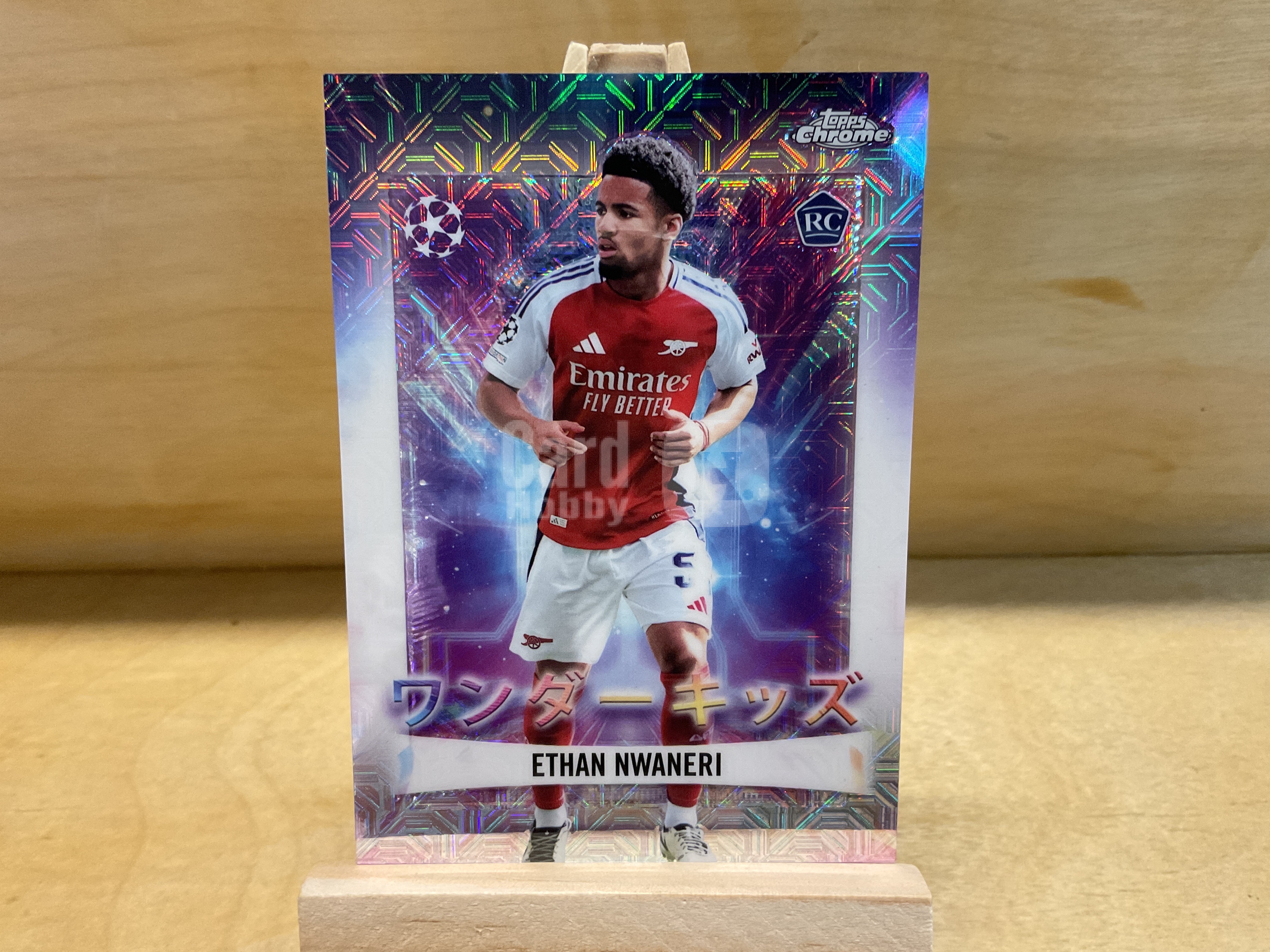 2025 Topps Topps Ethan Nwaneri RC #WK-7 阿森纳 日版 恩瓦内里 欧冠 金mojo折 伊森 RC
