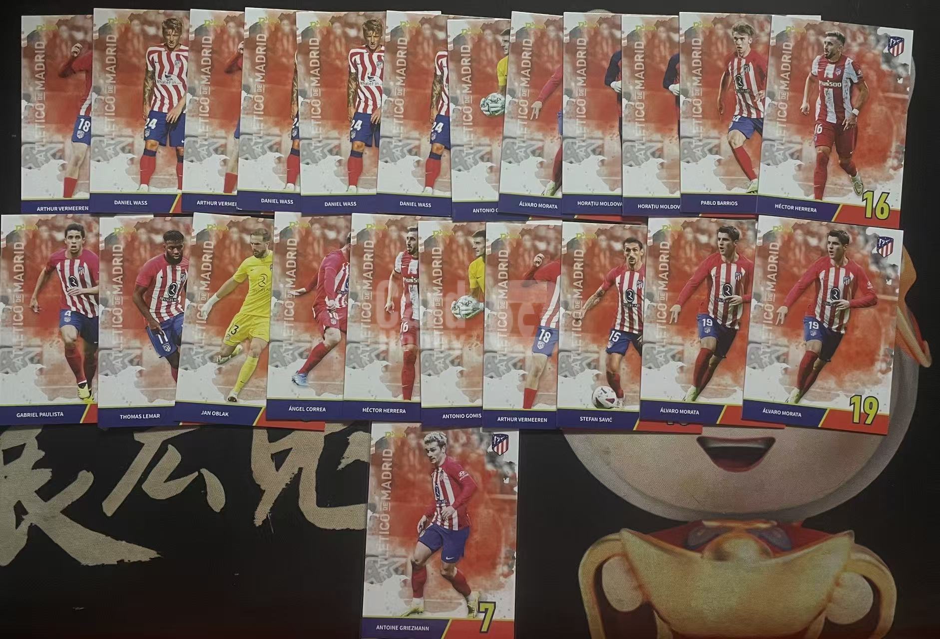 2024 DAKA daka Antoine Griezmann 安托万·格列兹曼 沃斯 戈米斯 莫拉塔 莫尔多万 埃雷拉 巴里奥斯 马德里竞技 daka 24张打包 值得收藏（猴子卡社）