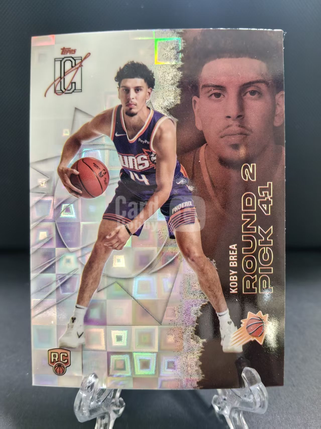 2026 Topps Signature Class Koby Brea RC 新秀年 选秀年 太阳 RC 科比 布雷亚 方格镭射折射平行款 卡品如图