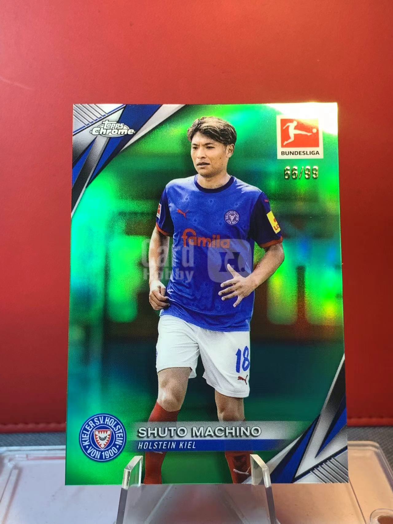 (詹叔代拍)2024-25 Topps Chrome 德甲TC Shuto Machino 町野俢斗 荷尔斯泰因基尔 66/99编 卡品如图 顺丰寄付 泰山