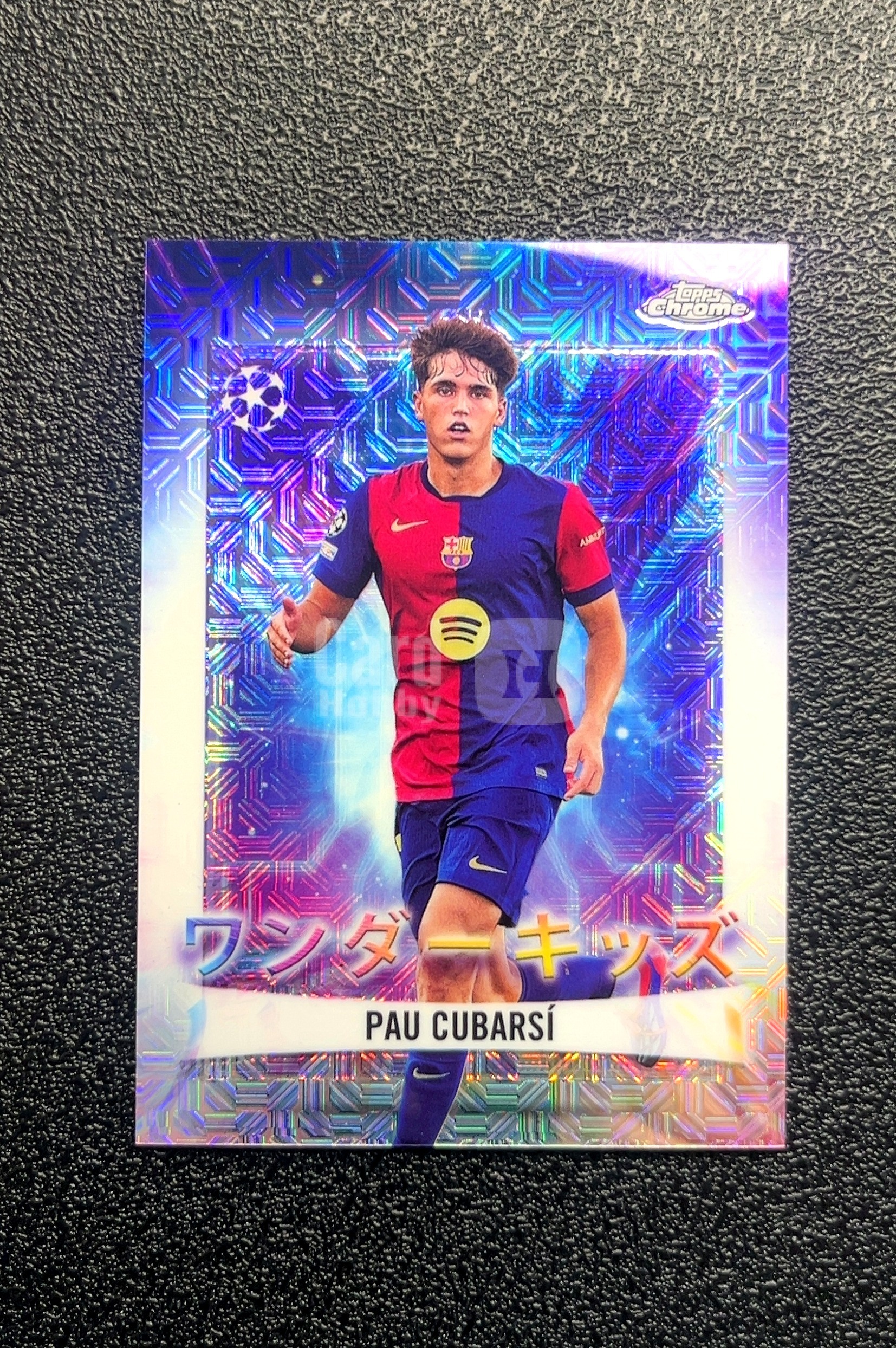 【小白1%代卖】2025 Topps Chrome Wonderkids 神奇小妖特卡 日版 PAU CUBARSÍ 保罗·库巴尔斯 紫Mojo折 折射 卡品如图 高价值 0018#430