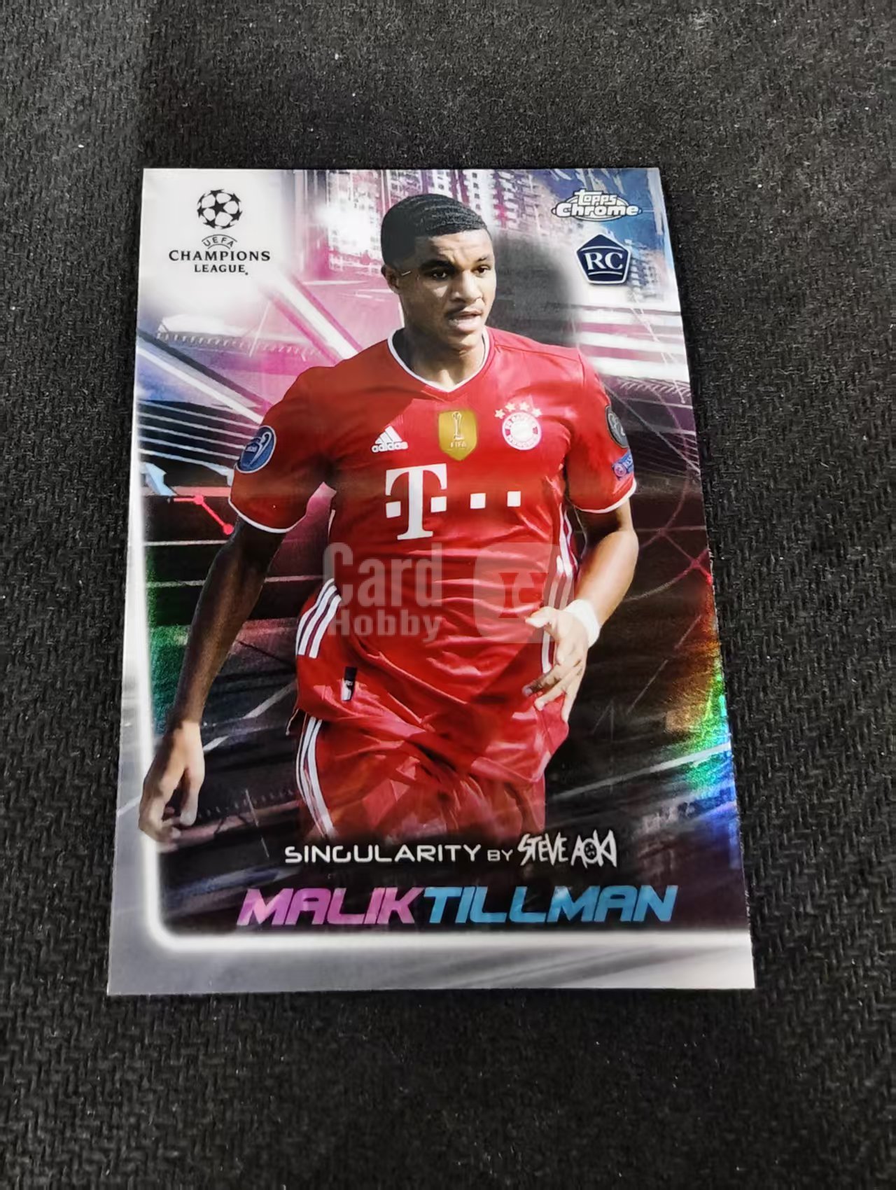 【可合并,不累计】2021 Topps Chrome Malik Tillman 拜仁慕尼黑 蒂尔曼 美国 埃因霍温 新秀RC 欧冠 银折 不保卡品 介意勿拍