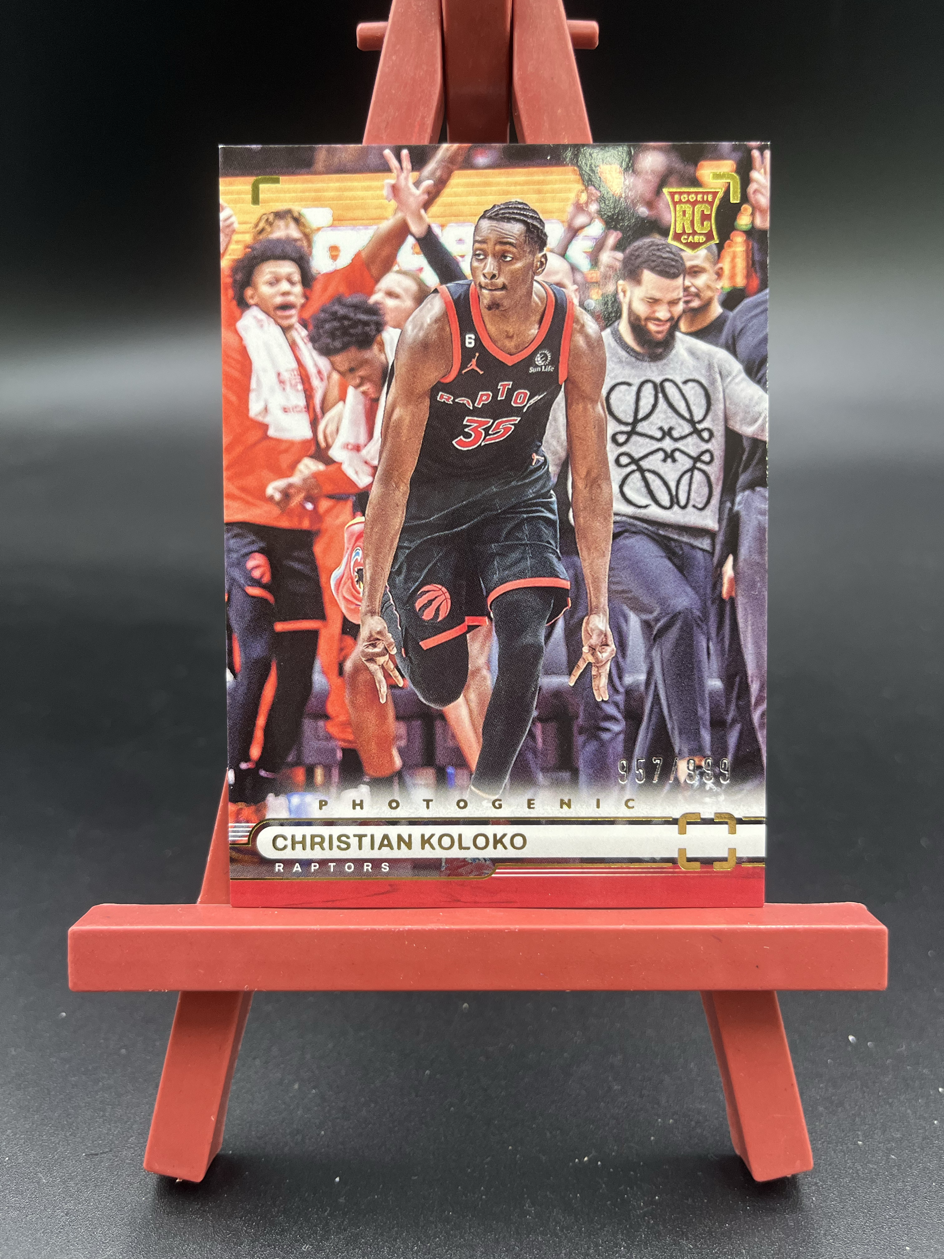 2022-23 panini photogenic Christian Koloko 上镜 猛龙 克里斯蒂安 科洛克 科洛科 新秀 RC 957/999编 卡品如图【优质新秀专场】04WZ
