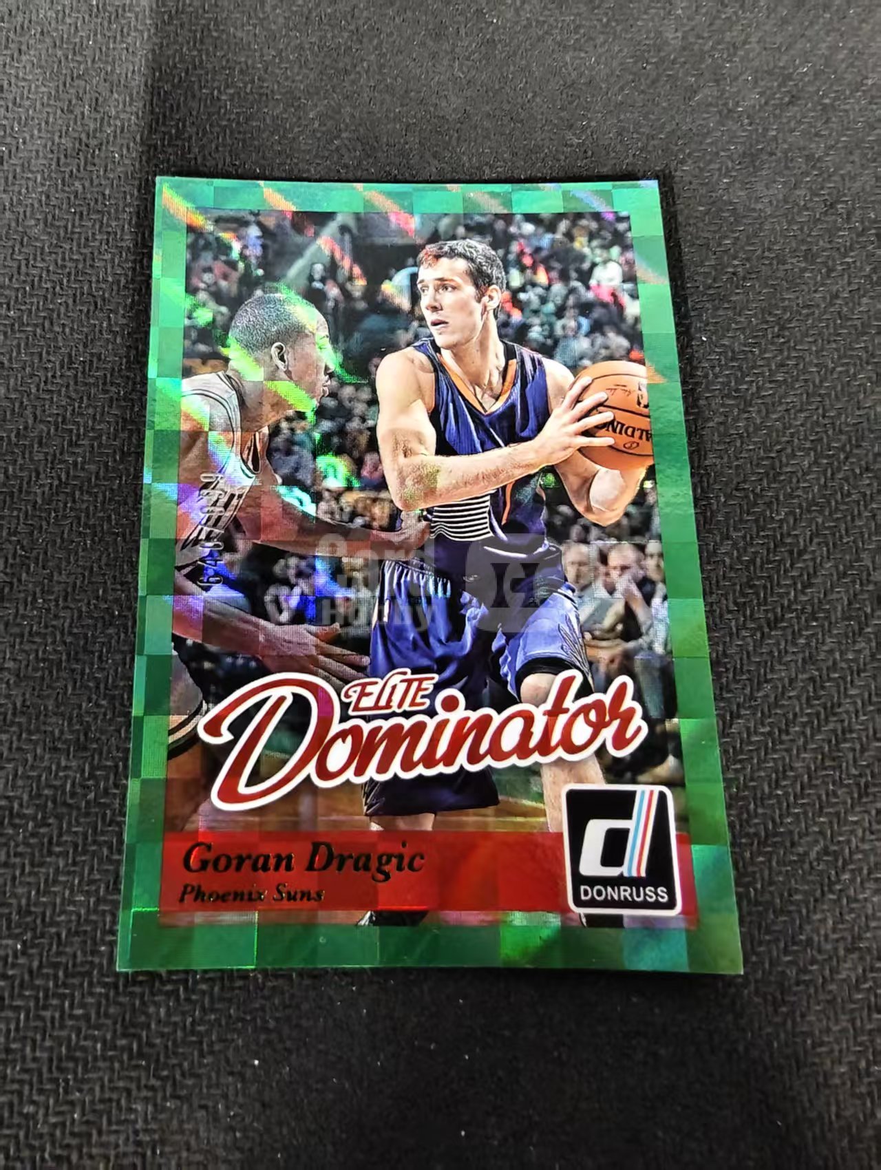2014-15 panini Donruss goran dragic 杜蕾斯 太阳 戈兰 德拉季奇 绿格子折 999编 划痕 边角瑕疵