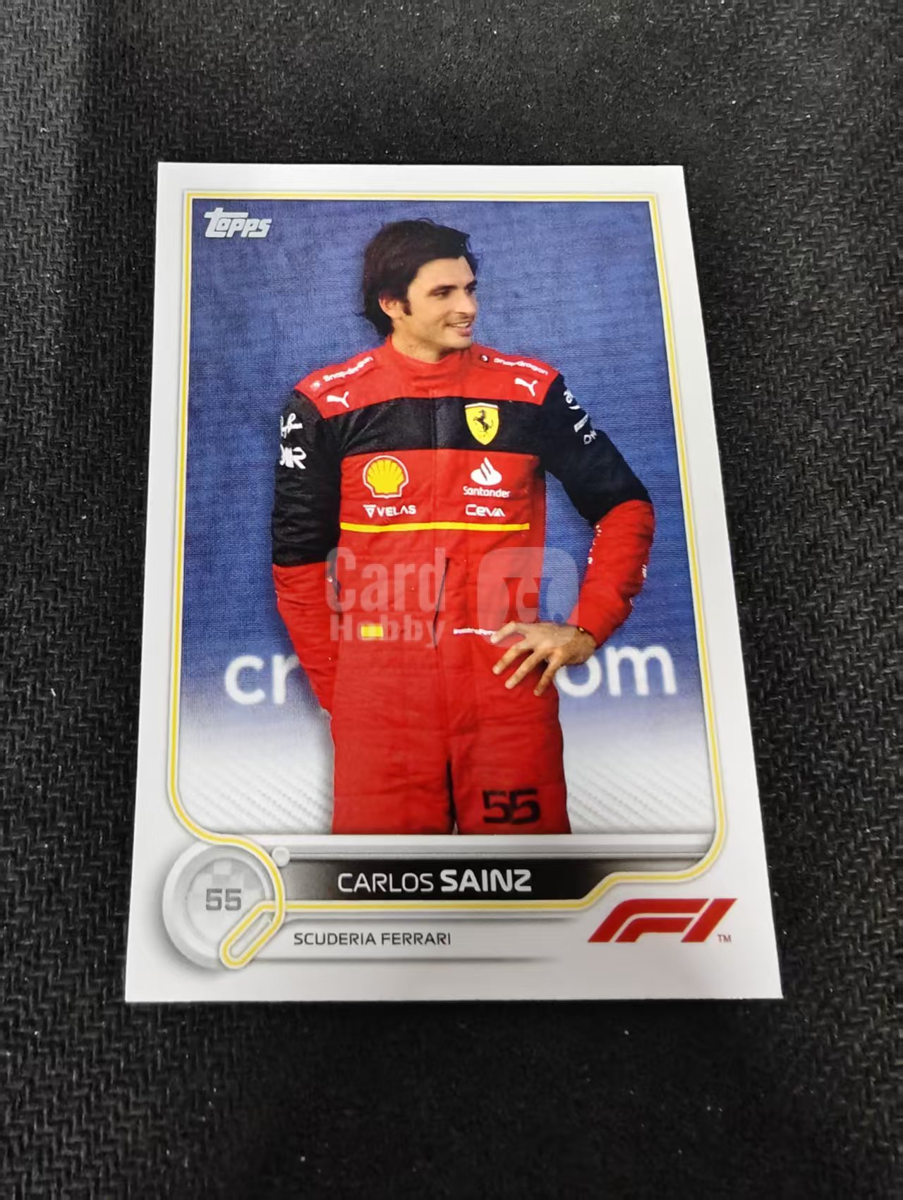 2022 Topps Chrome F1 Carlos Sainz 卡洛斯 塞恩斯 法拉利 划痕 边角瑕疵 @32