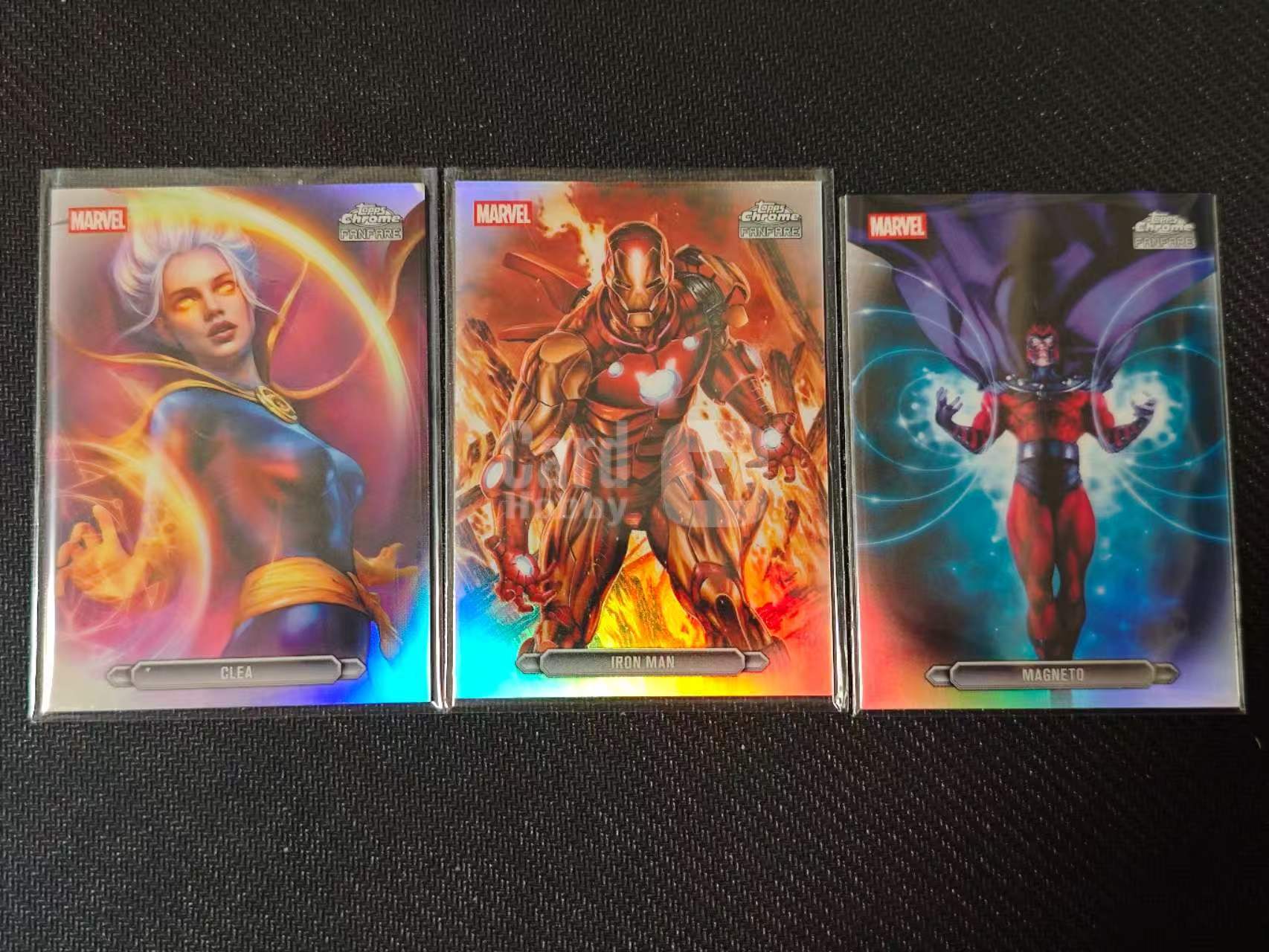 2026 Topps Chrome 漫威宇宙 Fanfare 【有品代卖】漫威 MARVEL 克莉 钢铁侠 万磁王 喝彩特卡 银折 SP 值得收藏 卡品如图/sushi