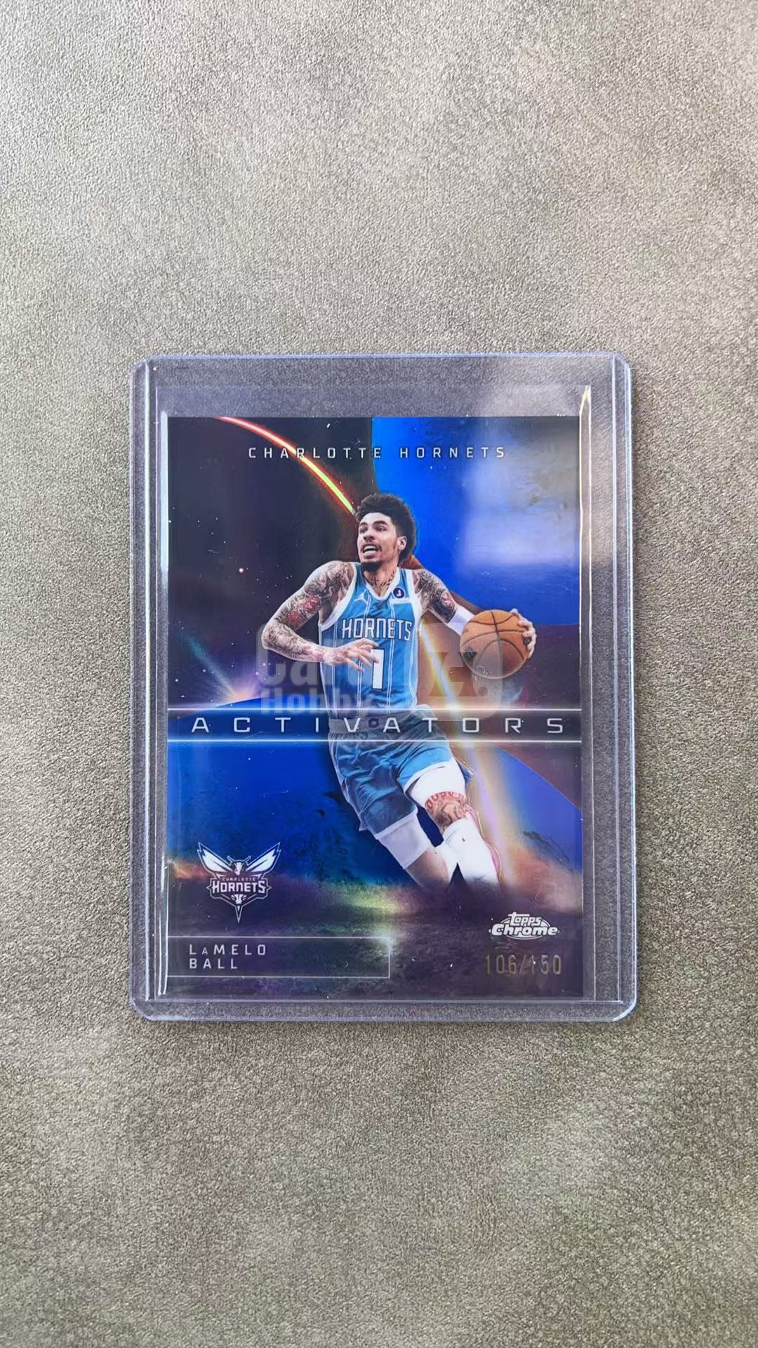 1244【330球星卡实体店代卖】2026 TOPPS Chrome Update TCU Lamelo Ball 拉梅洛鲍尔 三球 黄蜂 催化剂 蓝折 106/150编 仅顺丰寄付(UK23)