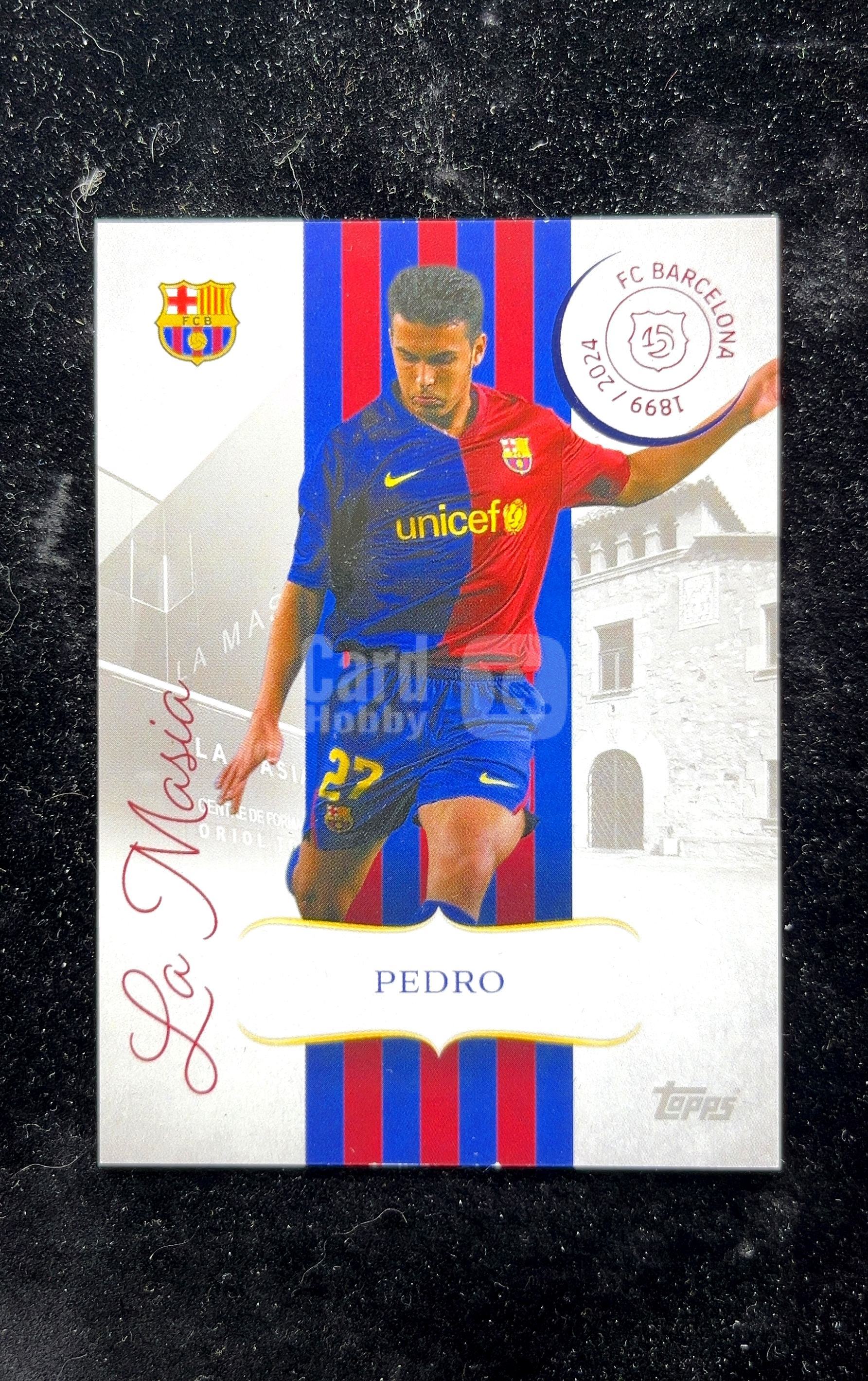 【小白1%代卖】2025 Topps 巴萨125周年队盒 La Masia拉玛西亚特卡 Pedro 佩德罗 新秀 RC 卡品如图 高价值 #LM-11 FC Barcelona 0626