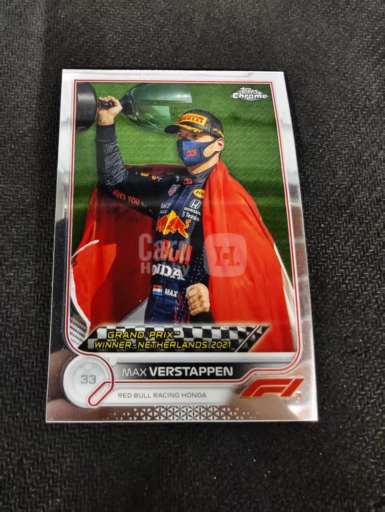 2022 Topps Chrome F1 Max Verstappen 维斯塔潘 红牛 划痕 边角瑕疵 #163
