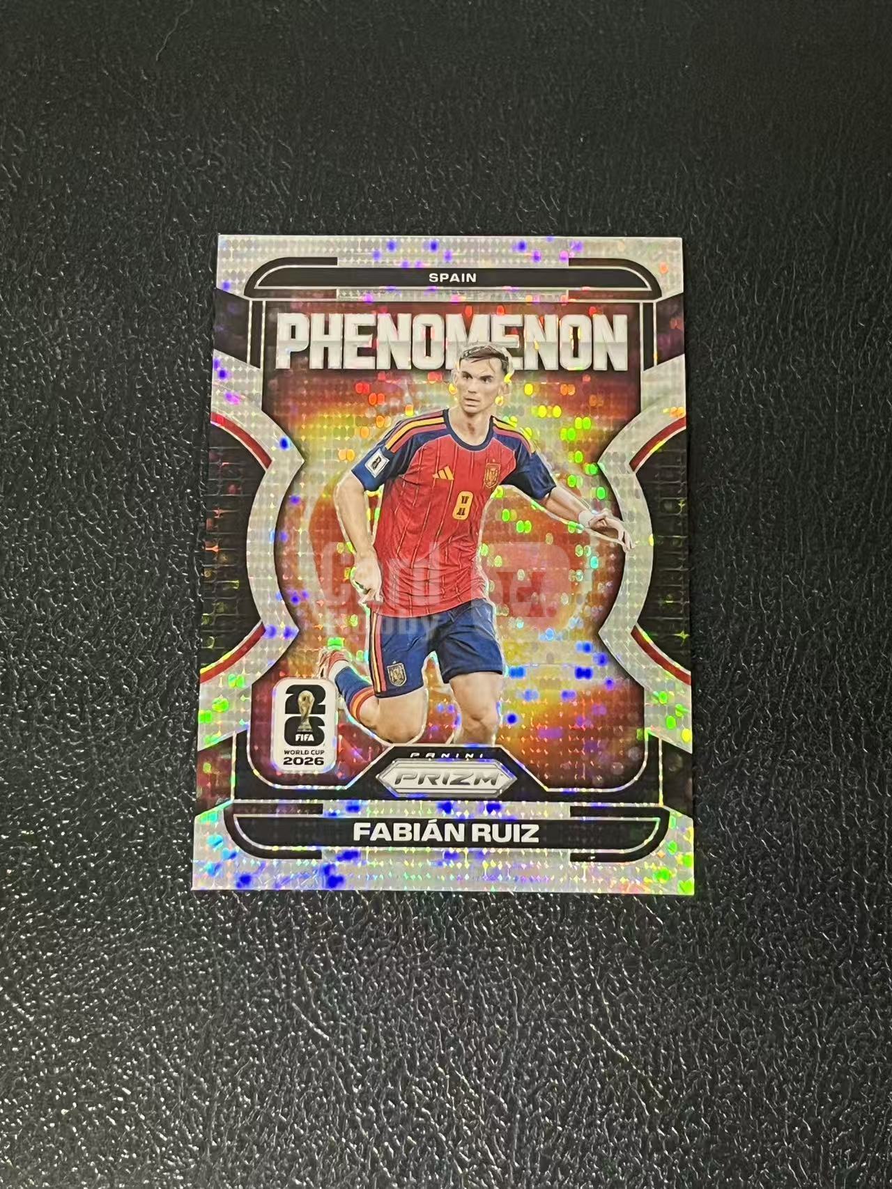 2026 Panini World Cup Prizm Fabian Ruiz 法维安 鲁伊斯 特卡 脉冲折 西班牙 世界杯 银折 实卡精美 卡品如图 LA-5