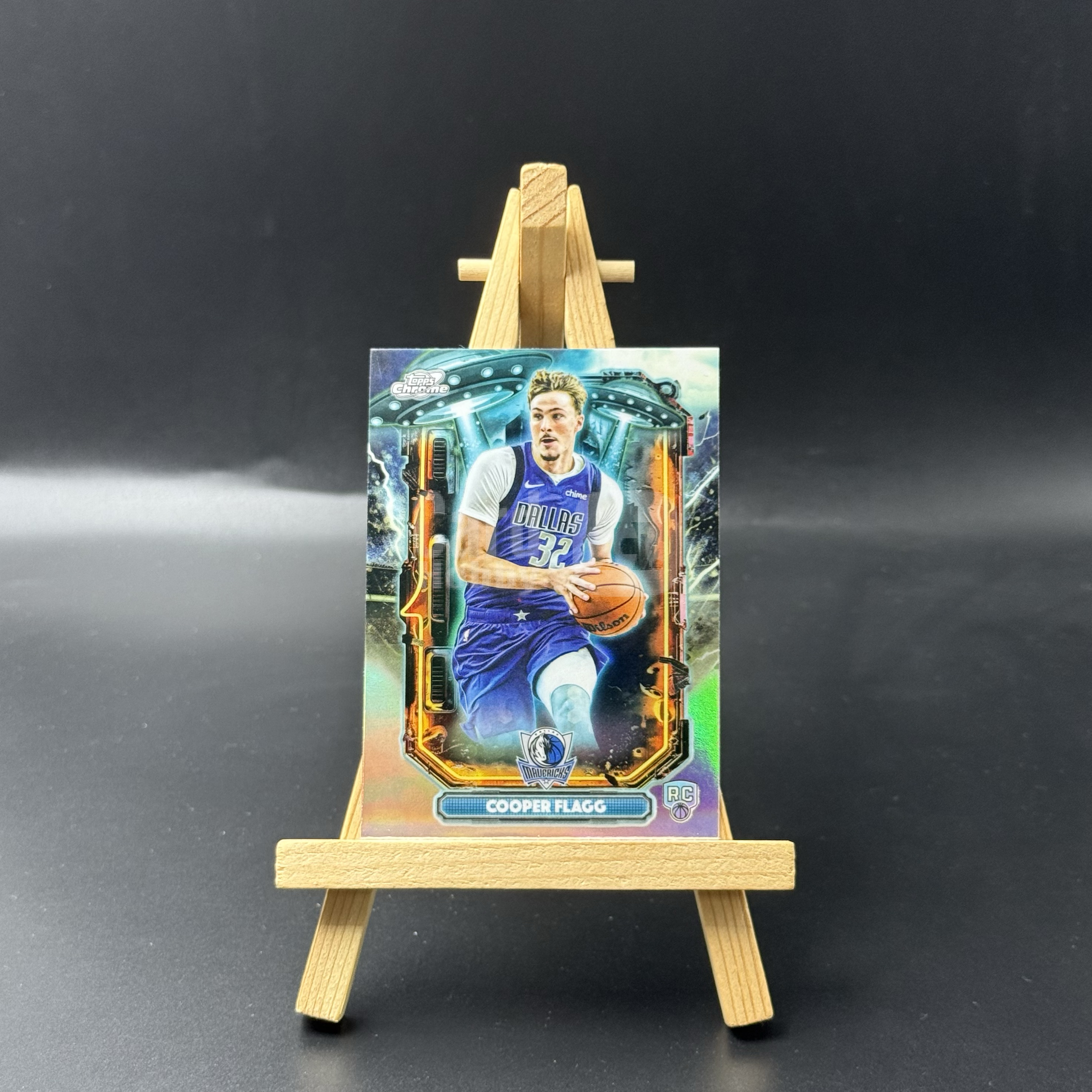 2026 Topps Chrome Cooper Flagg RC 【YT拍卖】rookie 新秀年 RC 弗拉格 状元 独行侠 美国之子 外星人 库珀 弗拉格 正银折 折射 行星 特卡~tb