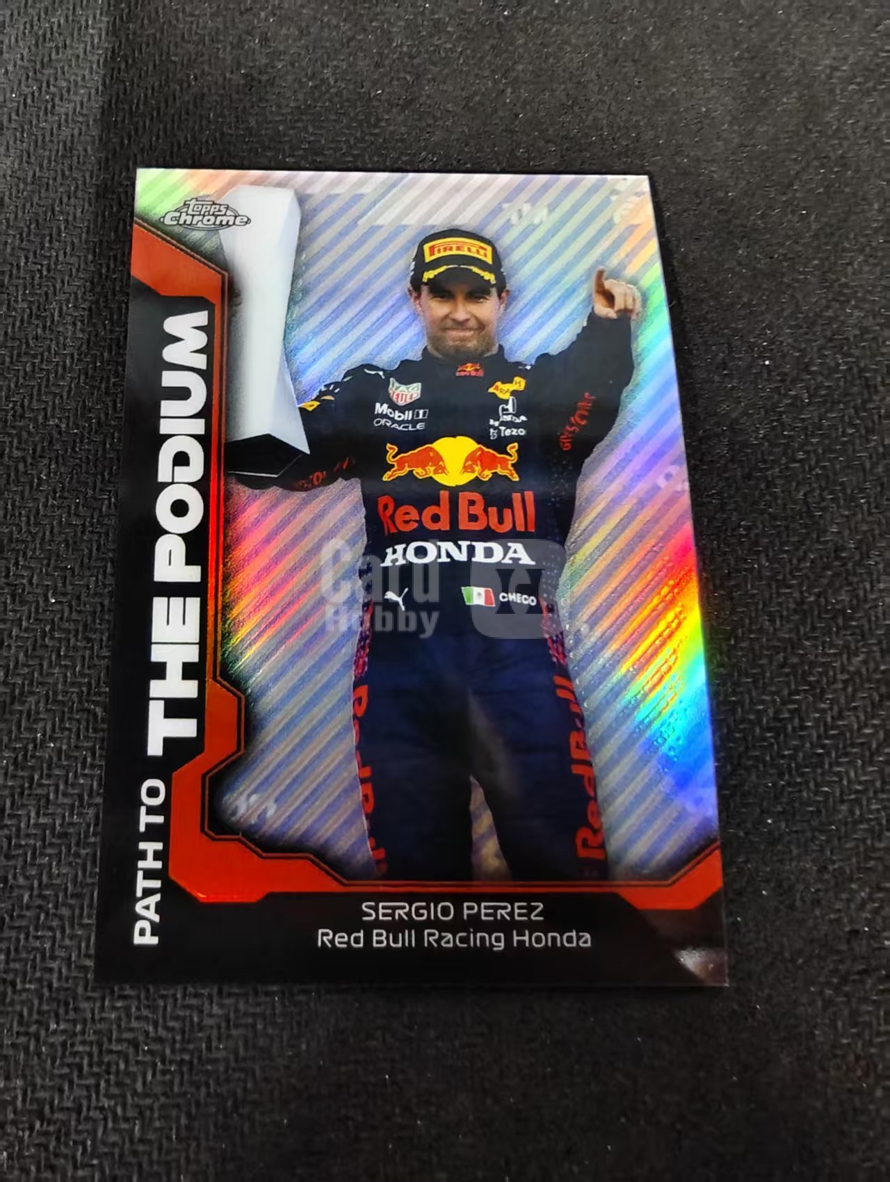 2021 Topps Racing F1 Sergio Perez 塞尔吉奥 佩雷兹 银折 the podium特卡 边角瑕疵 #SP