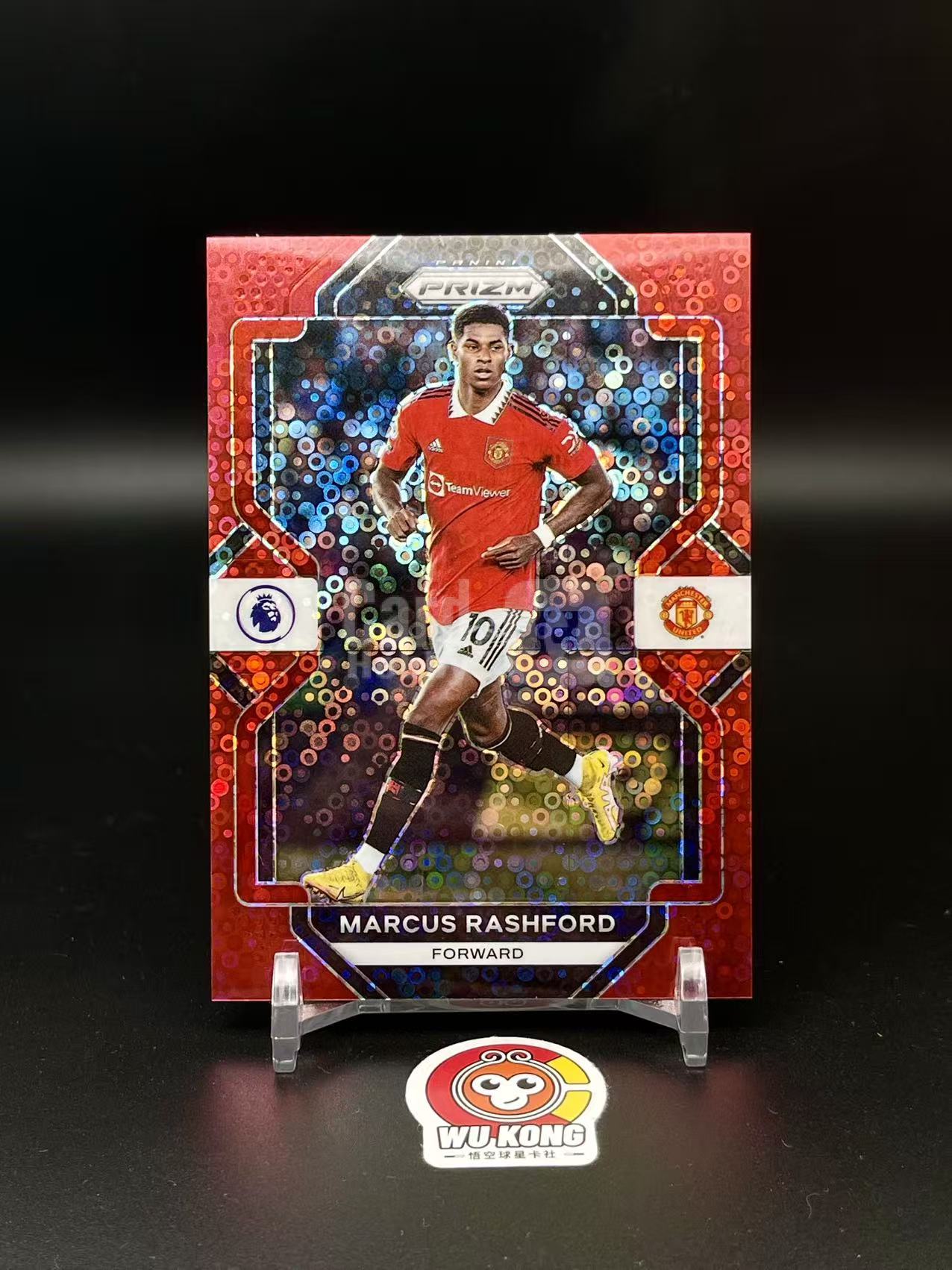 2022-23 Panini Prizm Marcus Rashford 英超 PZ 拉什福德 /49编 曼联 巴萨 英格兰 红泡泡折 红魔 实卡精美 值得收藏 投资必备【悟空拍卖】