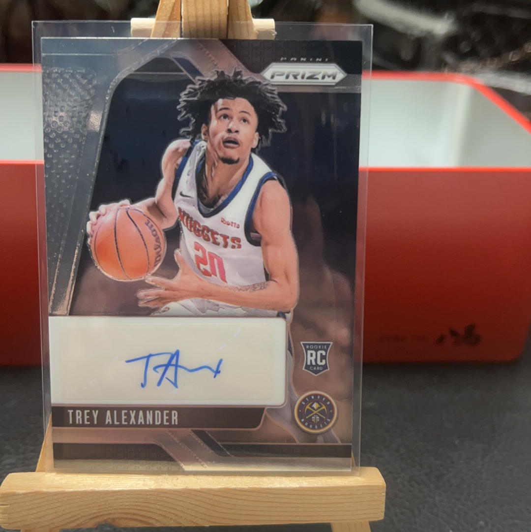 【SY代卖sy0150-可累积-瑕疵看图】2024-25 Panini Prizm Trey Alexander RC pz 特雷 亚历山大 新秀 签字