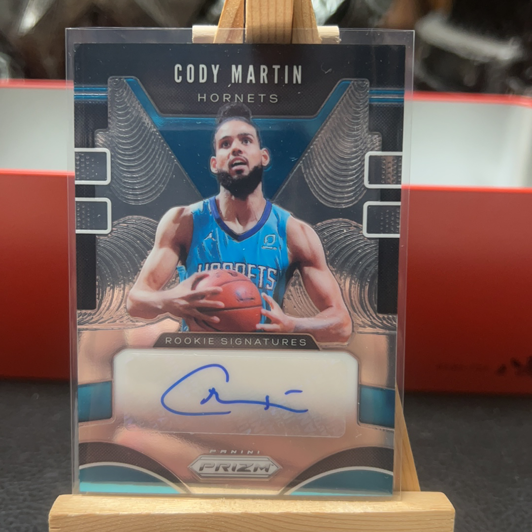 【SY代卖sy0150-可累积-瑕疵看图】2019-20 panini prizm cody martin 黄蜂 科迪 马丁 签字