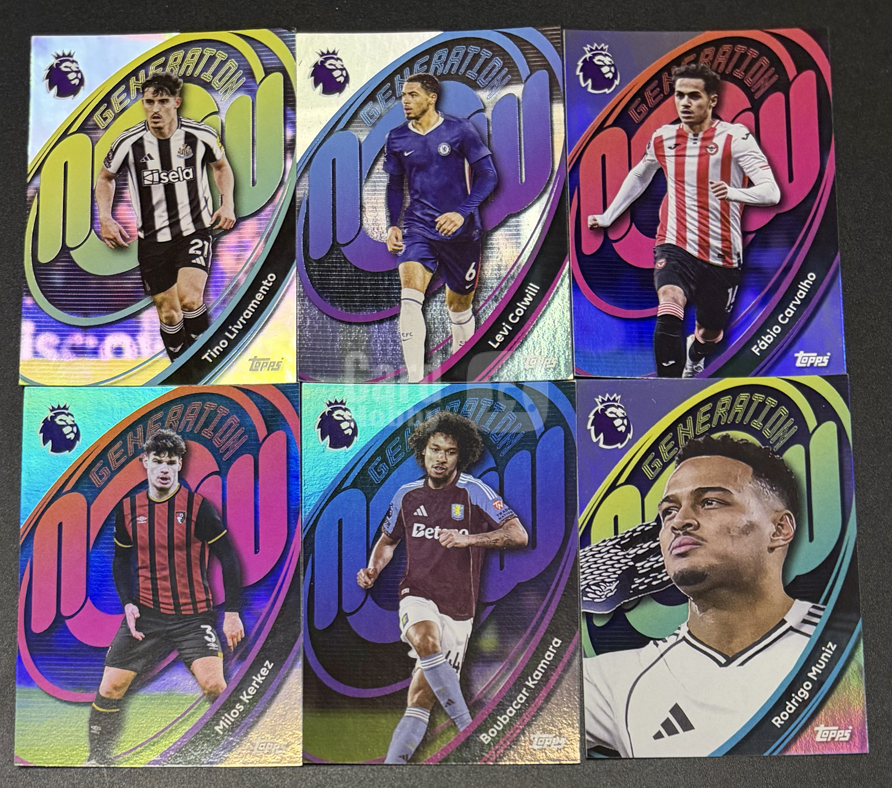 2025-26 Topps英超系列 Generation Now 特卡 科尔维尔 科尔克兹 利夫拉门托 lot 一图打包 不保卡品