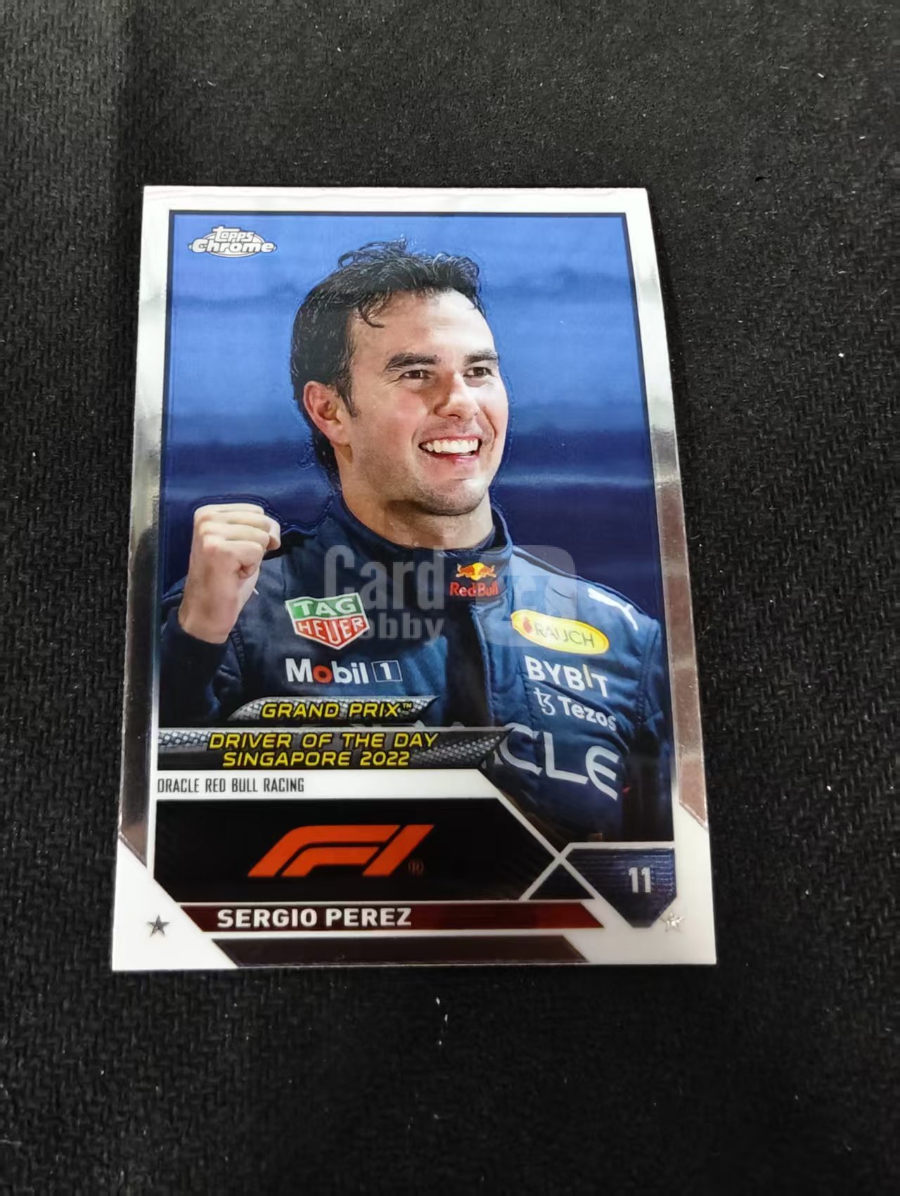 2023 Topps Chrome F1 Sergio Perez 塞尔吉奥 佩雷兹 佩雷斯 红牛 划痕 边角瑕疵 #182