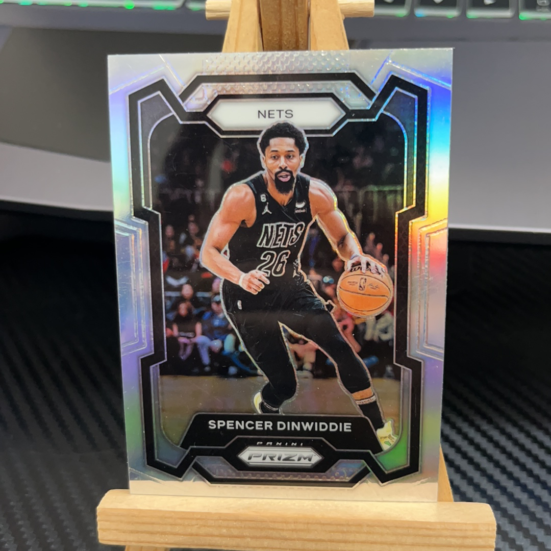 2023-24 Panini Prizm Spencer Dinwiddie 丁维迪 篮网 银折 折射 prizm系列 pz 卡品如图 凑图必备 值得收藏!免费代卖!