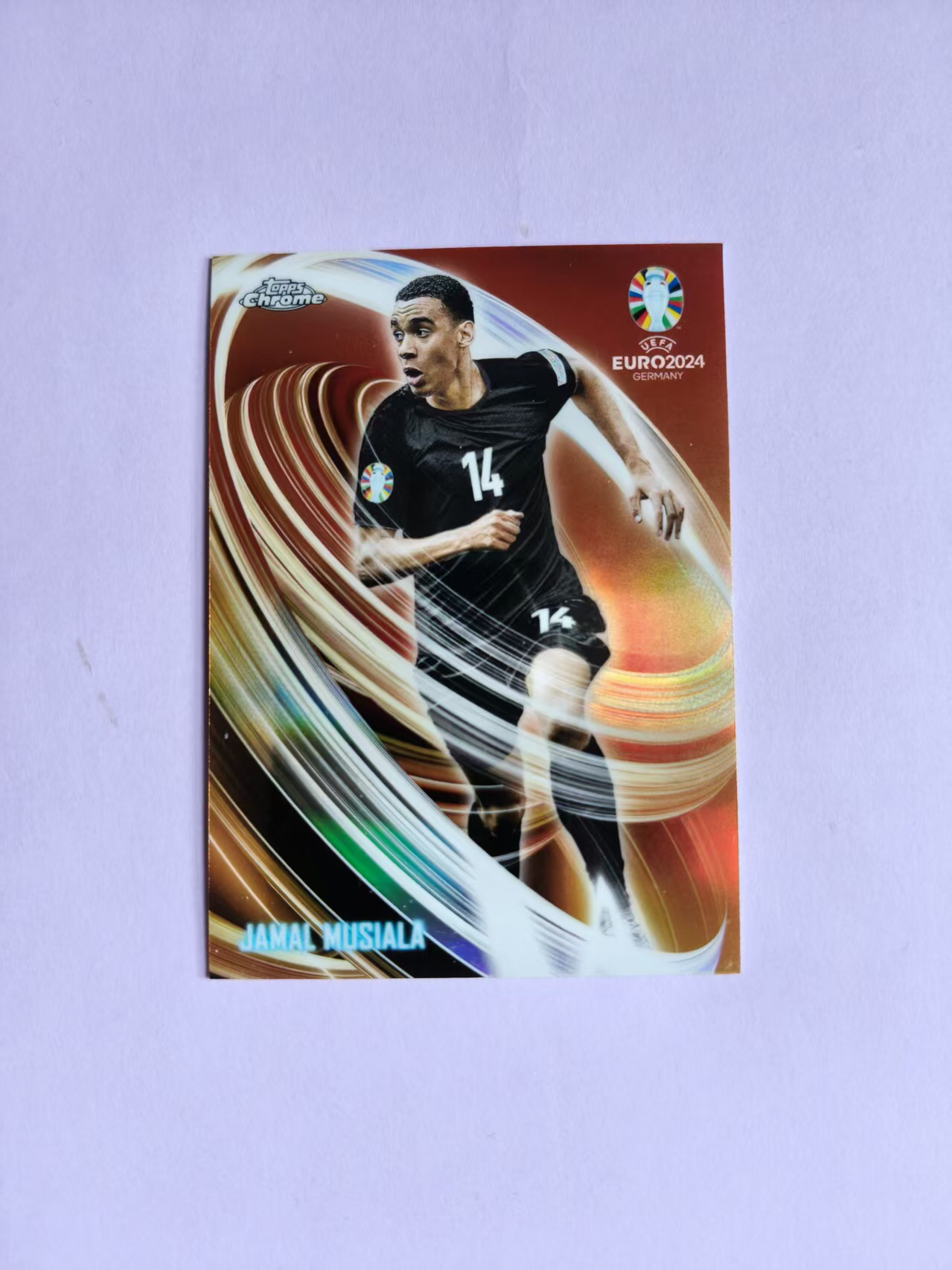 2024 Topps Chrome Jamal Musiala topps chrome 欧洲杯 德国 穆夏拉 穆西亚拉 旋风特卡 折射 凑套