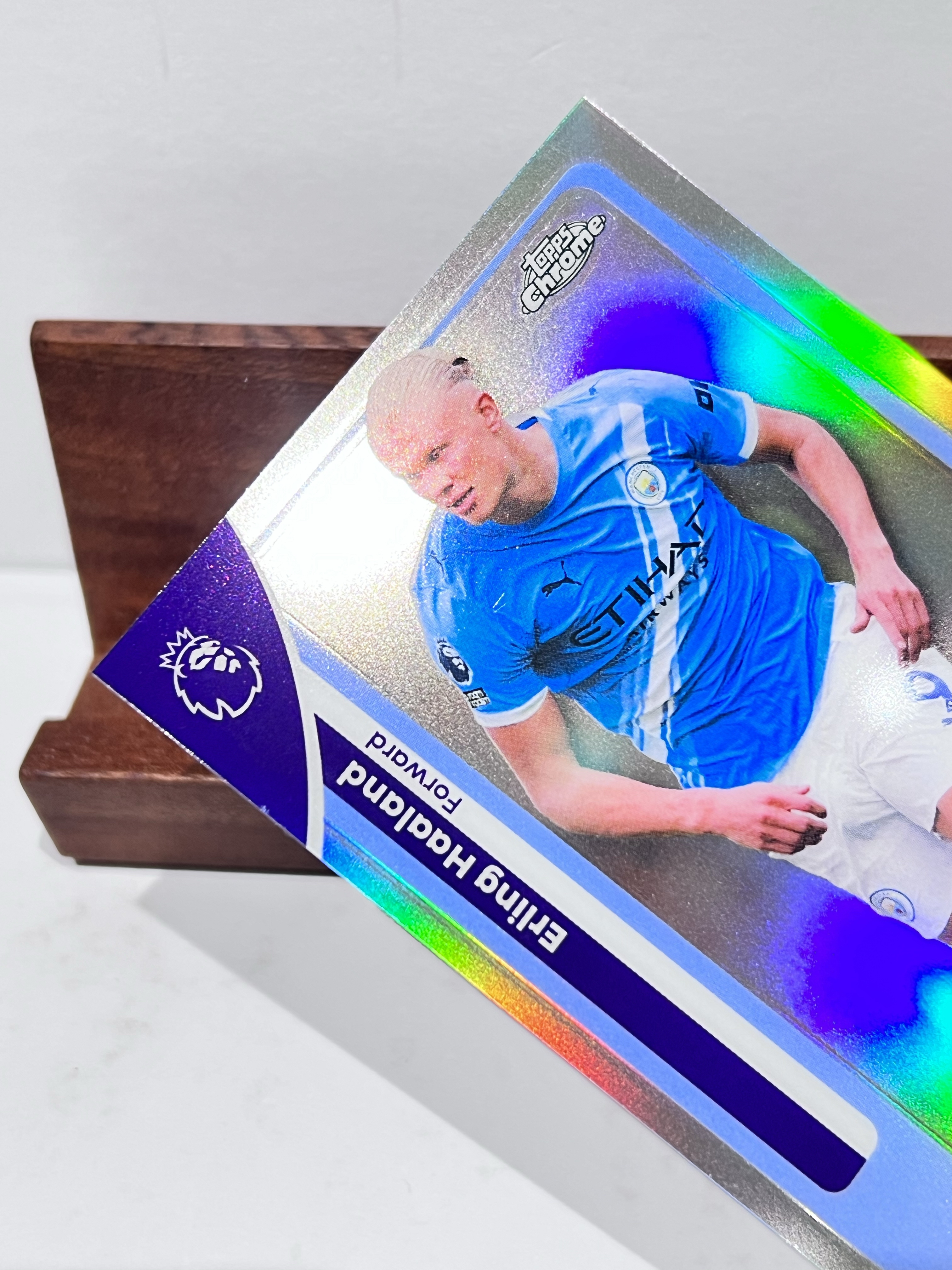 2025-26 Topps Chrome Erling Haaland【湾区拍档代卖】英超 TC 埃尔林 哈兰德 银折 正银折 折射 曼城 多特蒙德 挪威 英超金靴 三冠王 回购计划 卡品如图 Steven