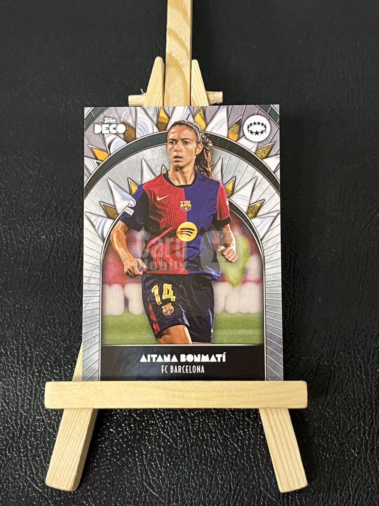 2024 Panini UEFA aitana bonmati 邦马蒂 女足 巴萨 欧冠 deco 实卡精美 卡品如图 LA-3