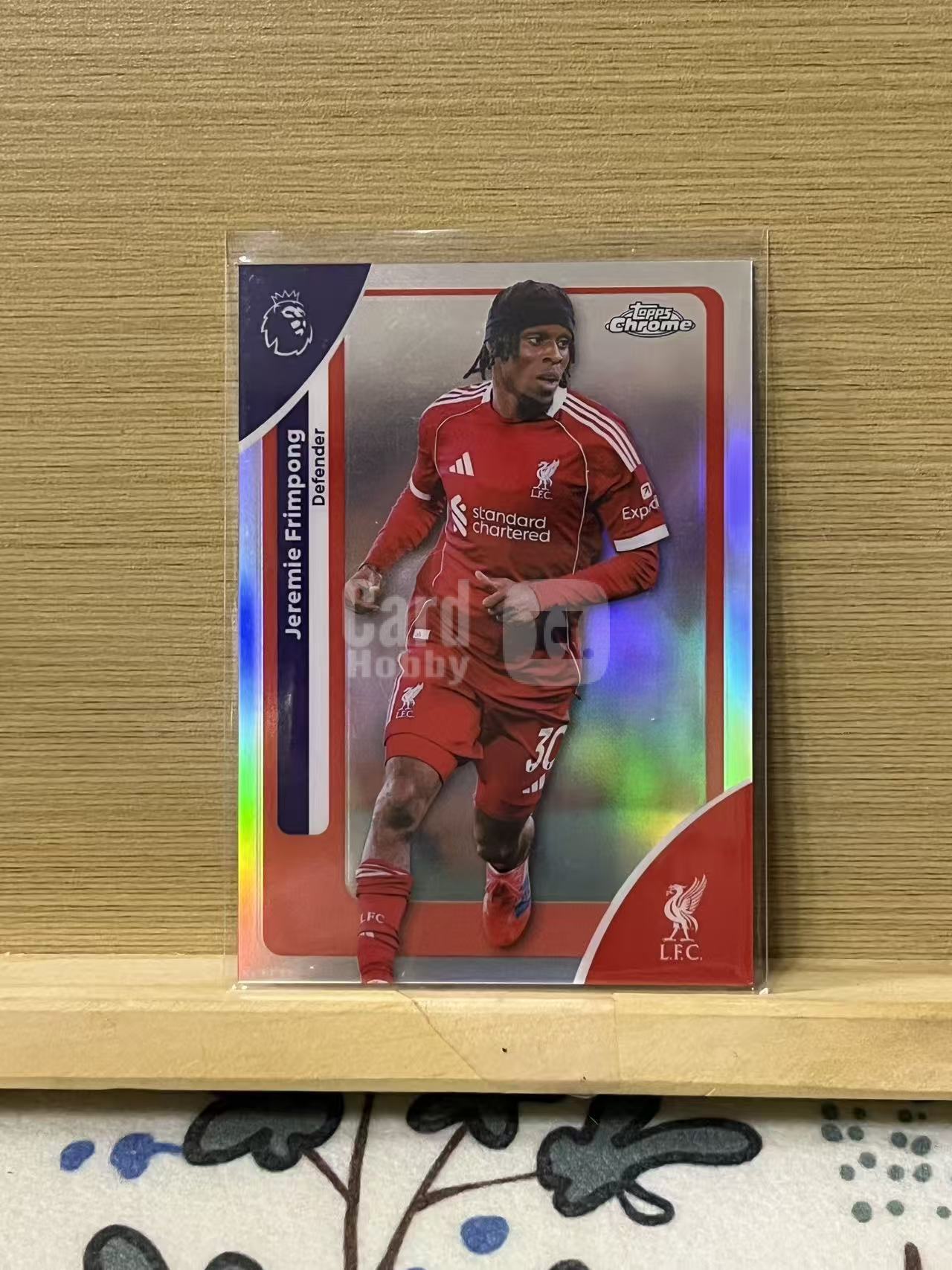 2026 Topps Chrome Jeremie Frimpong 弗林蓬 利物浦 英超 银折 实卡精美 卡品如图 LZL6