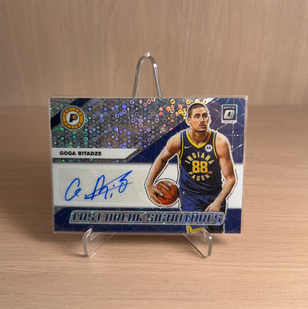 2019-20 Panini Optic Goga Bitadze 步行者 戈加 比塔泽 签字 泡泡折 折射 特卡 op optic 卡品如图 值得收藏!!【免费代卖】