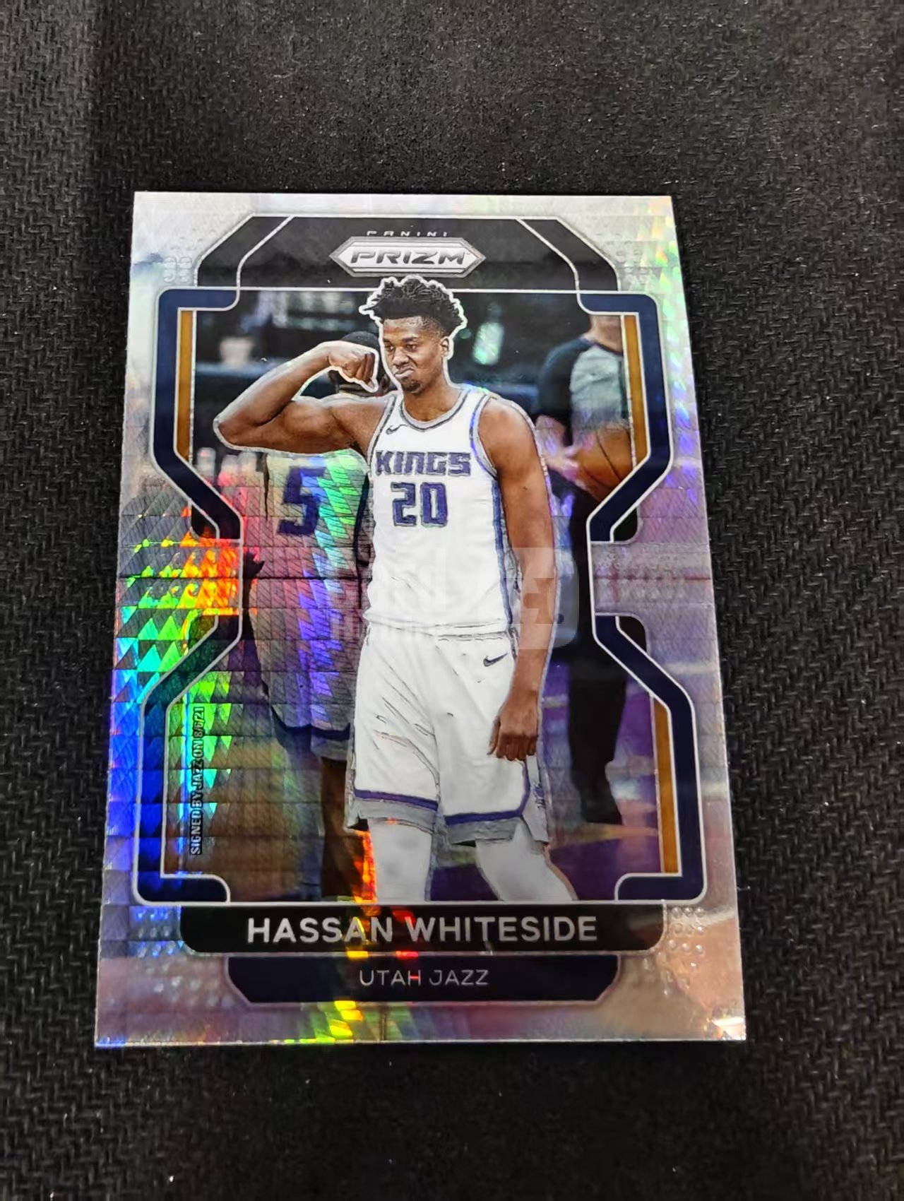 2021-22 Panini Prizm Hassan Whiteside 哈桑 怀特塞德 爵士 hyper折 PZ 划痕 边角瑕疵 #29