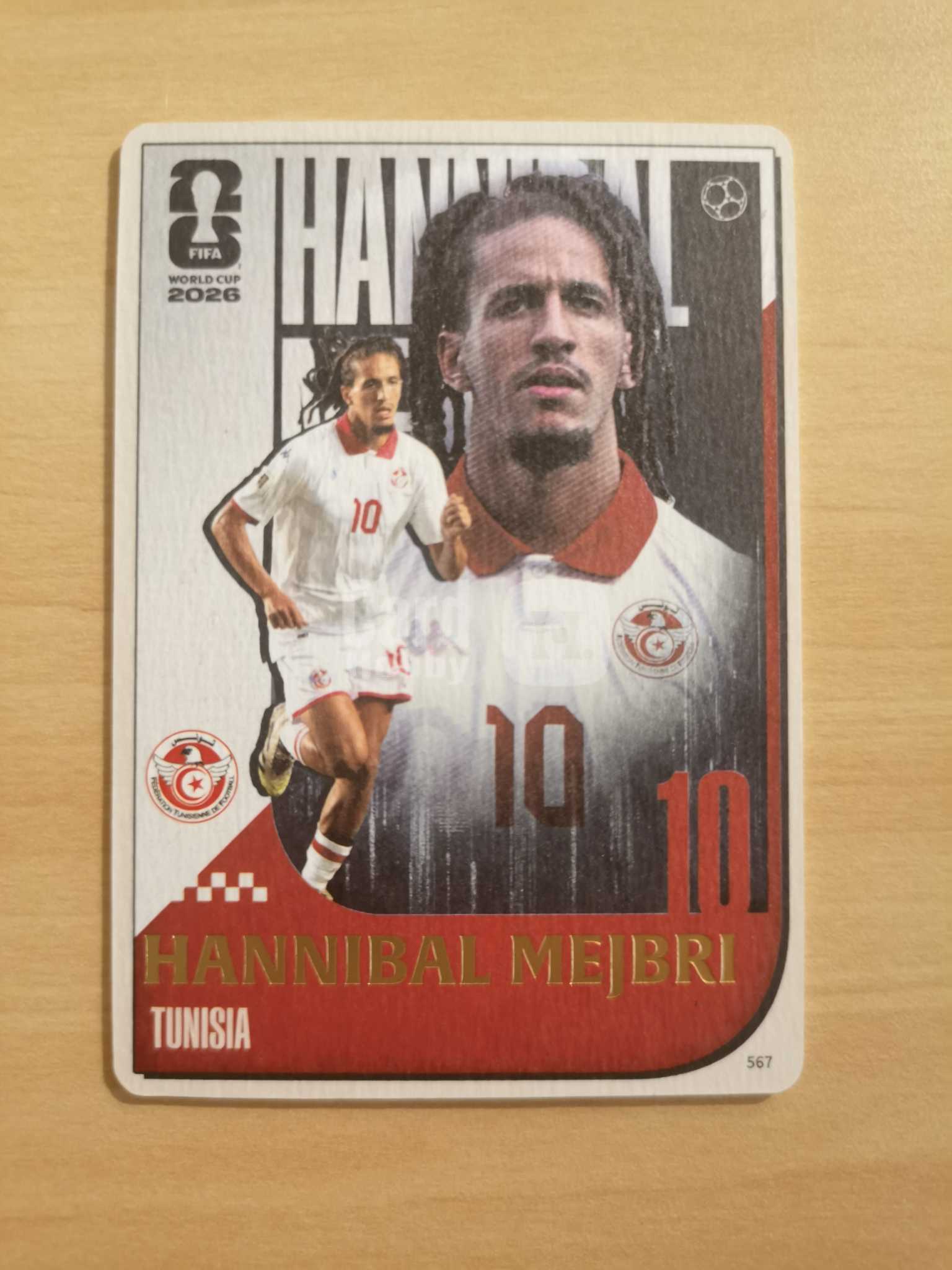 2026 Panini 世界杯 Hannibal Mejbri 卡游 超凡版 突尼斯 厚卡 画报卡 特卡