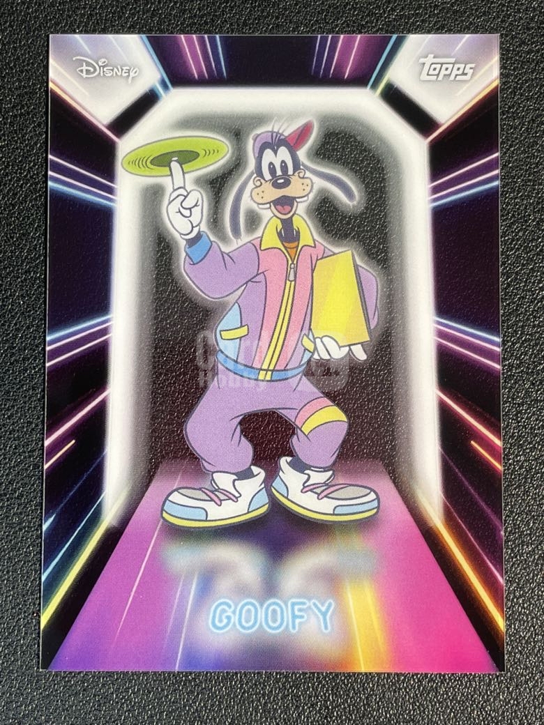 2025 Topps Chrome Disney Neon Goofy 947 高飞 高飞电影 迪士尼 Neon PLights 霓虹灯 胶片 ...