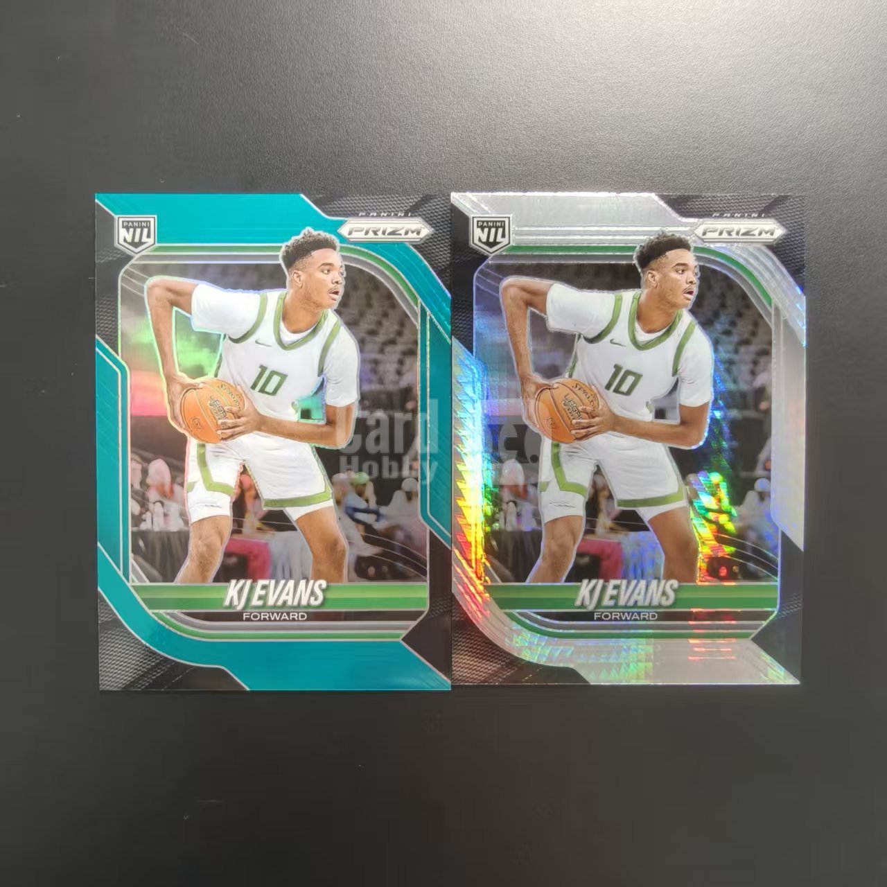 2026 Panini NIL Prizm KJ Evans 夸梅埃文斯 NCAA五星高中生 大二潜力新人 215编 PZ 青折 折射