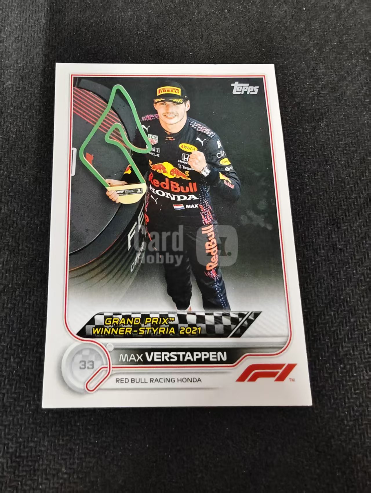 2022 Topps Chrome F1 Max Verstappen 维斯塔潘 红牛 划痕 边角瑕疵 @158