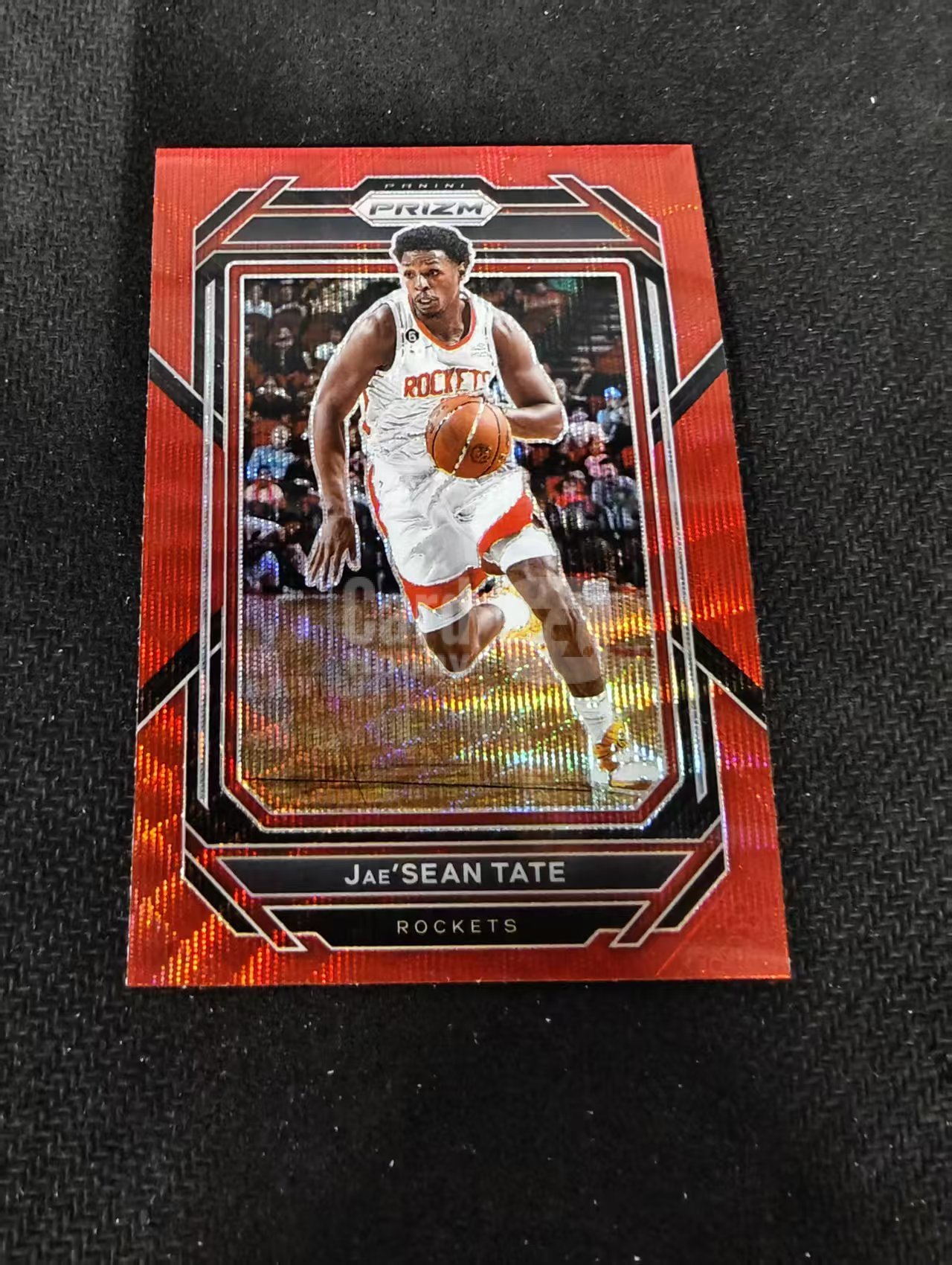 2022-23 Panini Prizm Jae'Sean Tate 杰肖恩 泰特 火箭 红波纹 PZ 划痕 边角瑕疵 #198