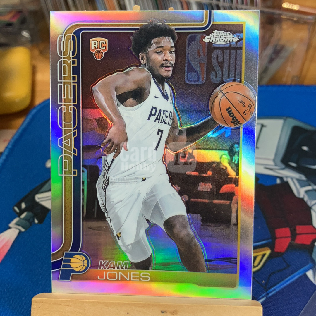 2025 Topps Chrome Kam Jones 卡姆 琼斯 步行者 正银折 卡品如图