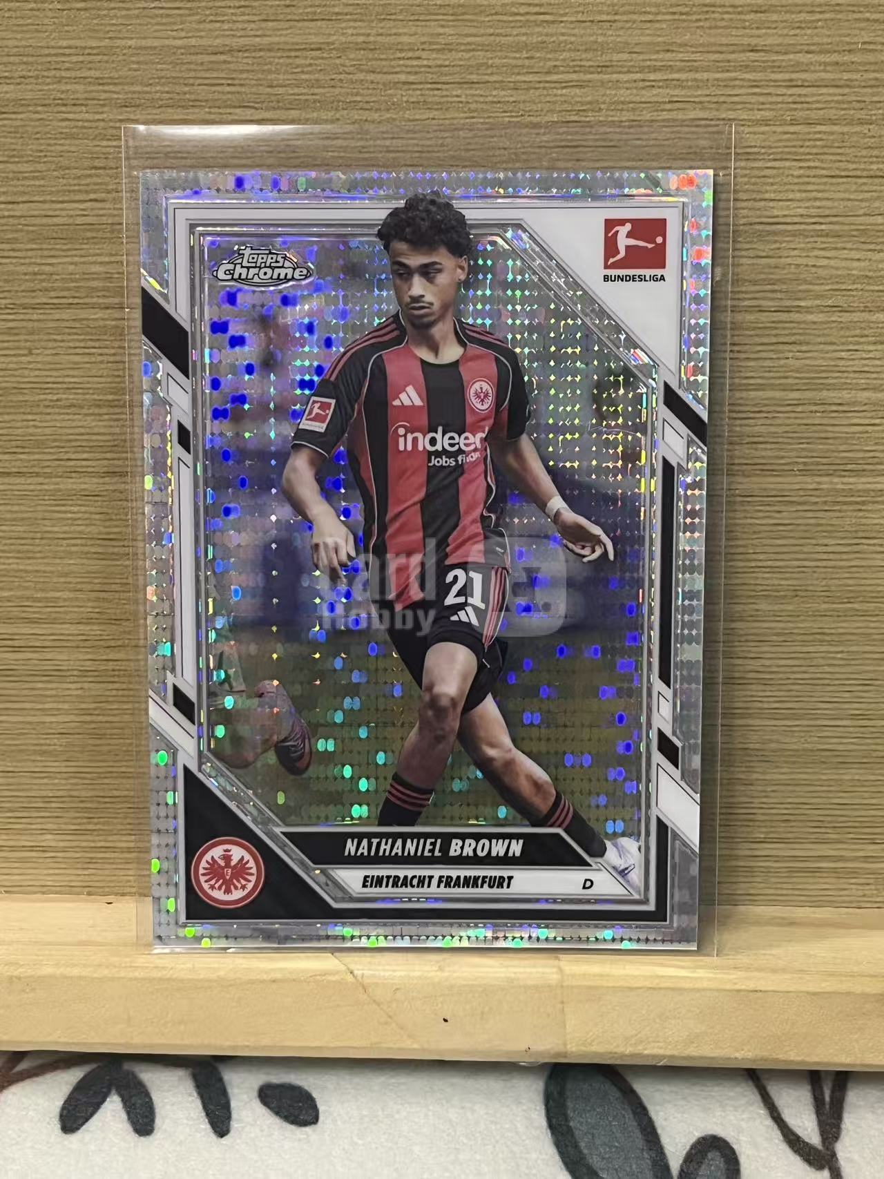 2026 Topps Chrome nathaniel brown 纳塔尼尔 布朗 脉冲折 法兰克福 银折 德甲 实卡精美 卡品如图 LZL7