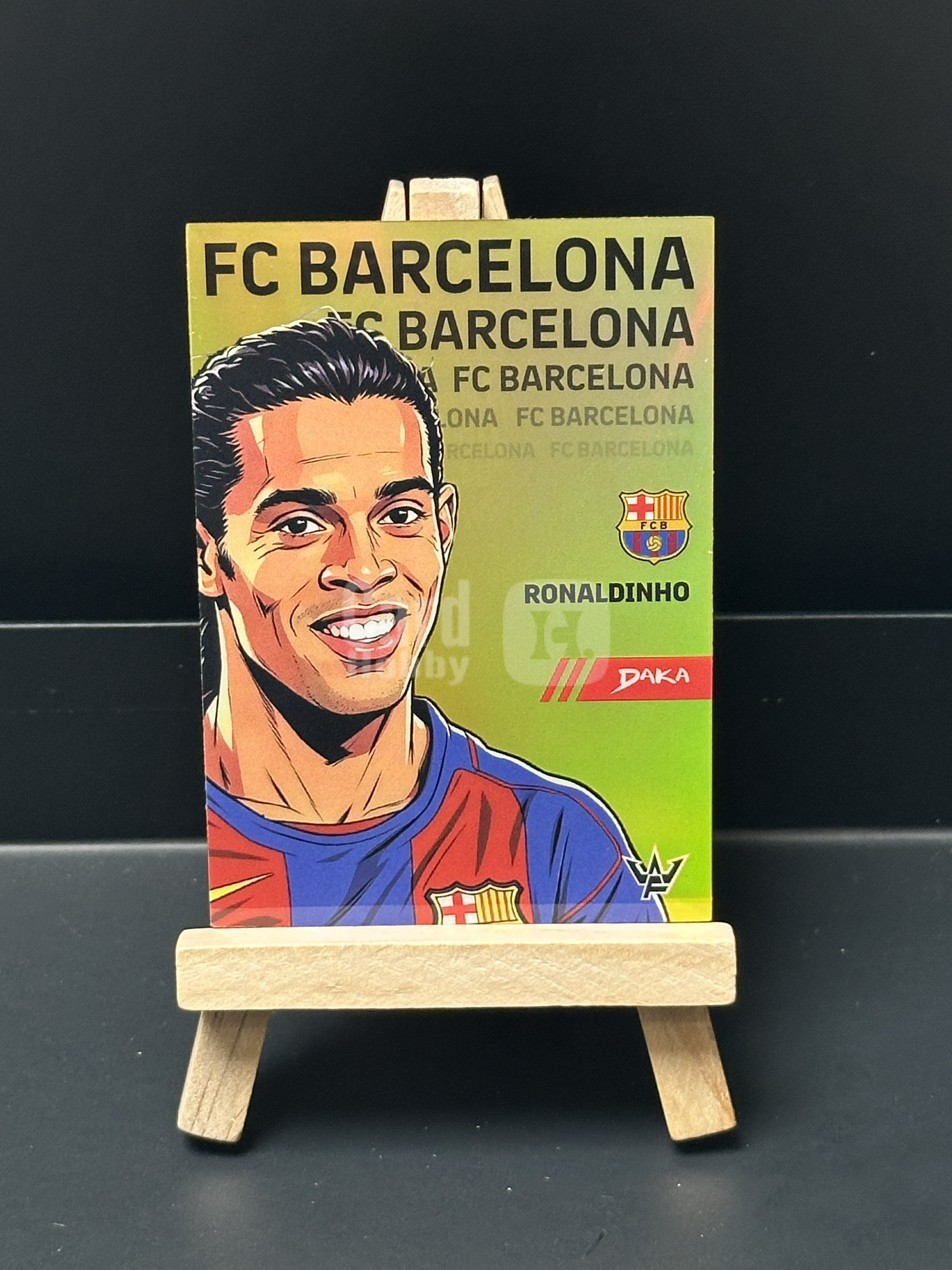 2025-26Daka Barcelona Ronaldinho Manga Gold 199编 金折 巨星漫像特卡 漫画 里奥 小罗 罗纳尔迪尼奥 巴萨 达咖 大头【妮蔻 1%手续费 卡8.10】