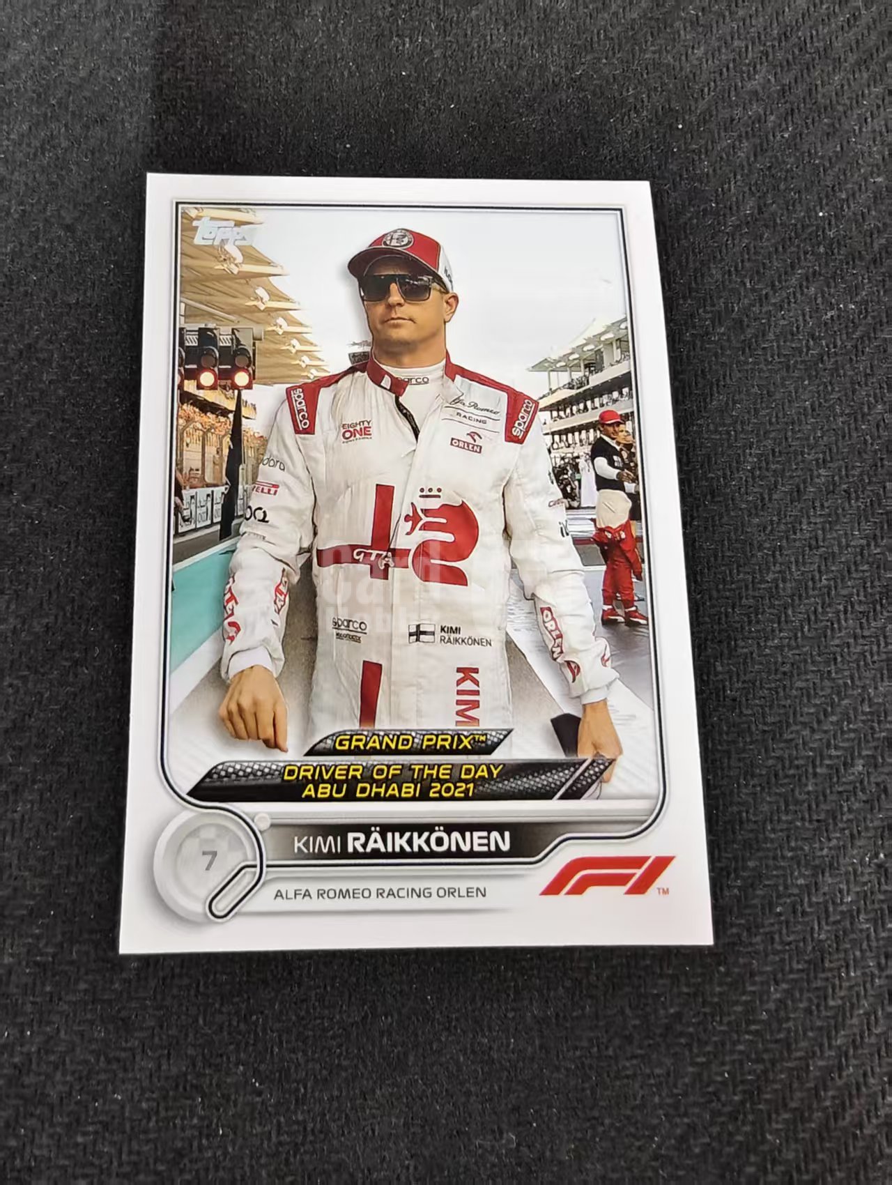 2022 Topps F1 Chrome Kimi Raikkonen 基米 莱科宁 阿尔法罗密欧 划痕 边角瑕疵@193